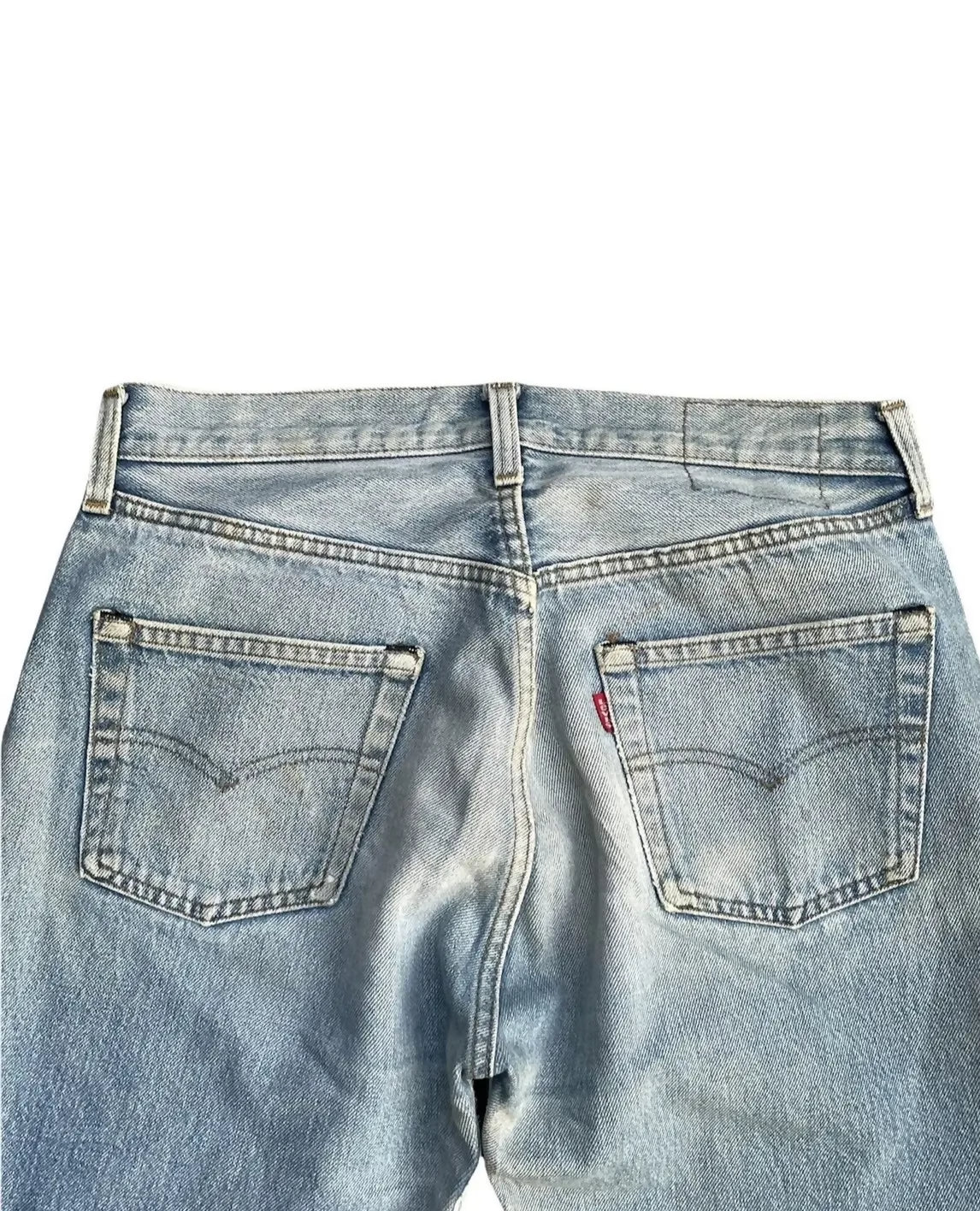 Levis 501 e 1983 Vintage Redline Selvedge Aging Wash Denim