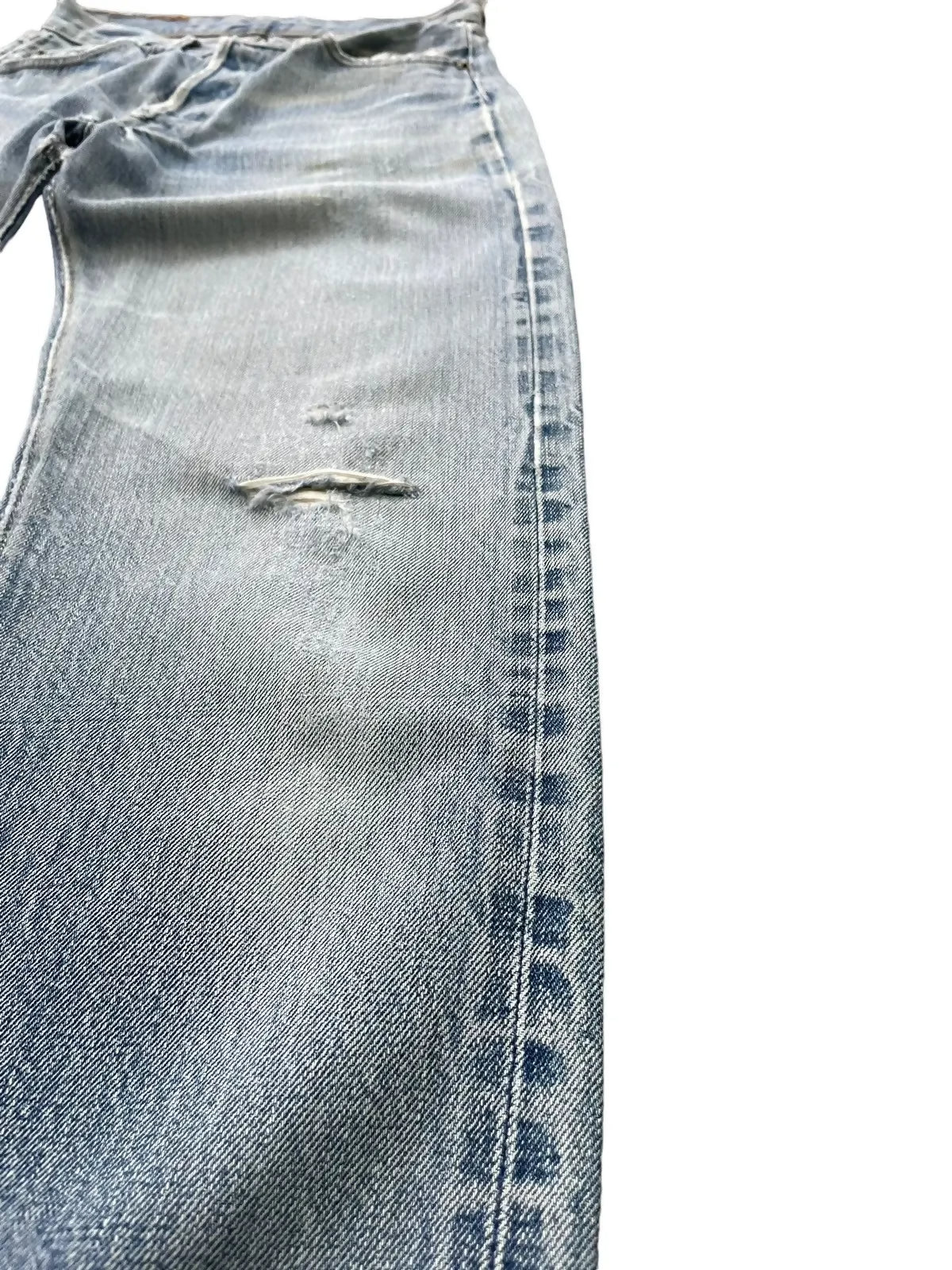 Vintage 1978 Levis 501 e Redline Distressed Denim