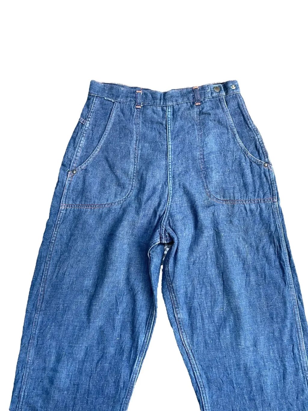 RARE Vintage 40’s Unknown Blanket Lining Denim