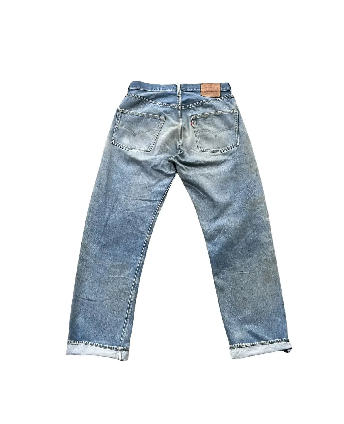 Vintage Levis 501e Redline 1977 Aging Faded Wash Denim