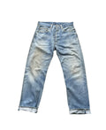 Vintage Levis 501e Redline 1977 Aging Faded Wash Denim