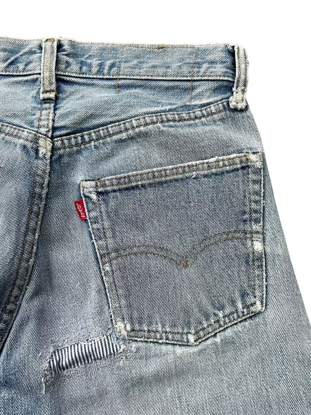 Vintage 1978 Levis 501 e Redline Distressed Denim