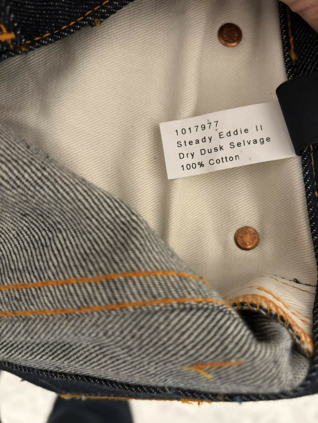 Nudie Jeans - Steady Eddie II - Dry Dusk Selvage