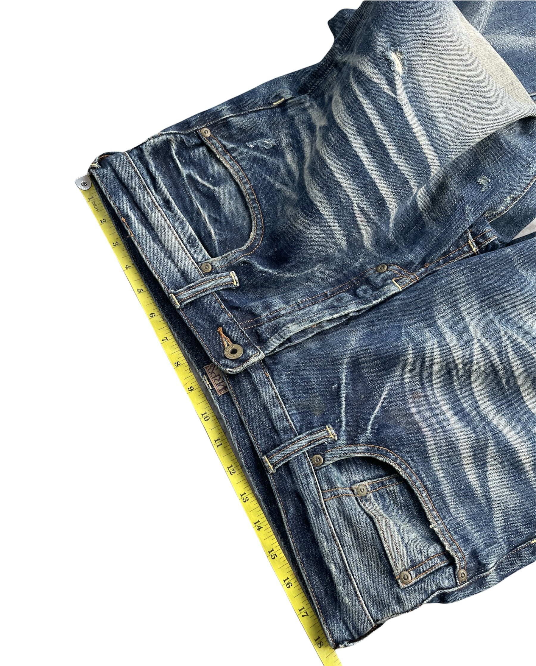 Prps Goods & Co Aging Distressed Rework Denim