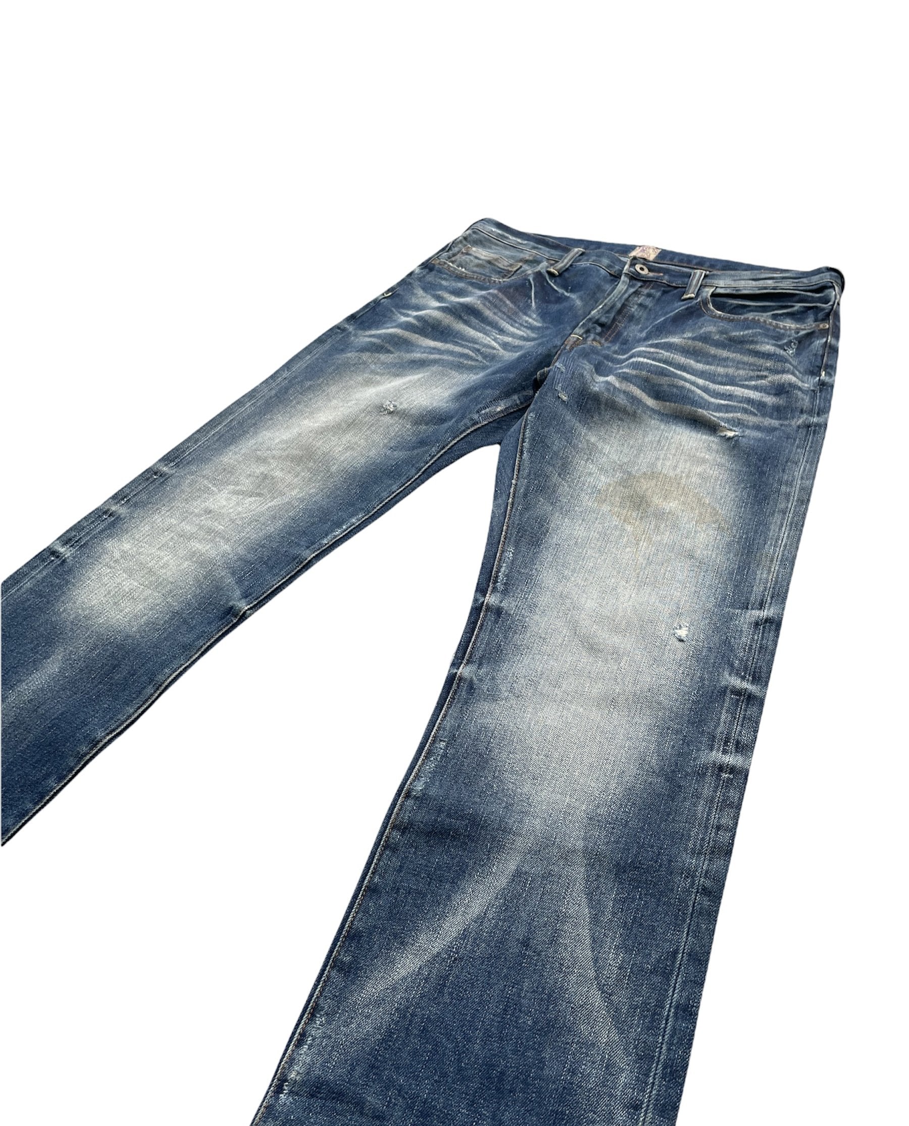 Prps Goods & Co Aging Distressed Rework Denim