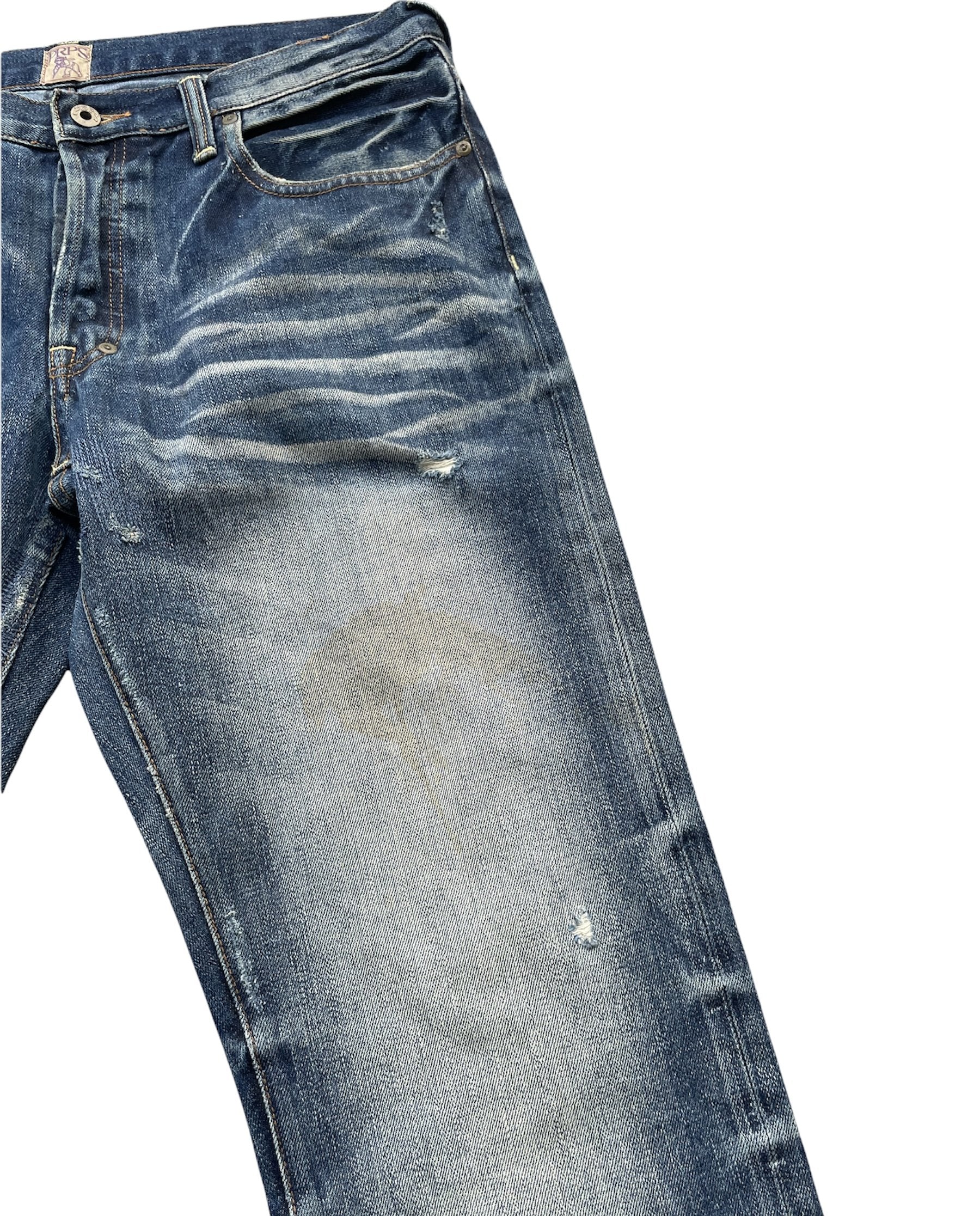 Prps Goods & Co Aging Distressed Rework Denim
