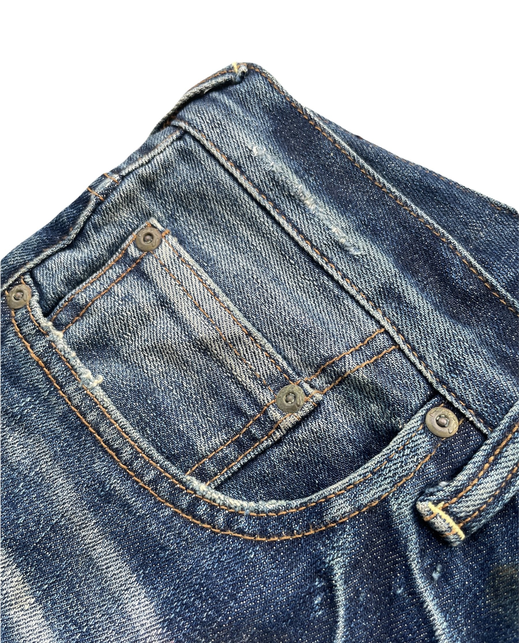 Prps Goods & Co Aging Distressed Rework Denim
