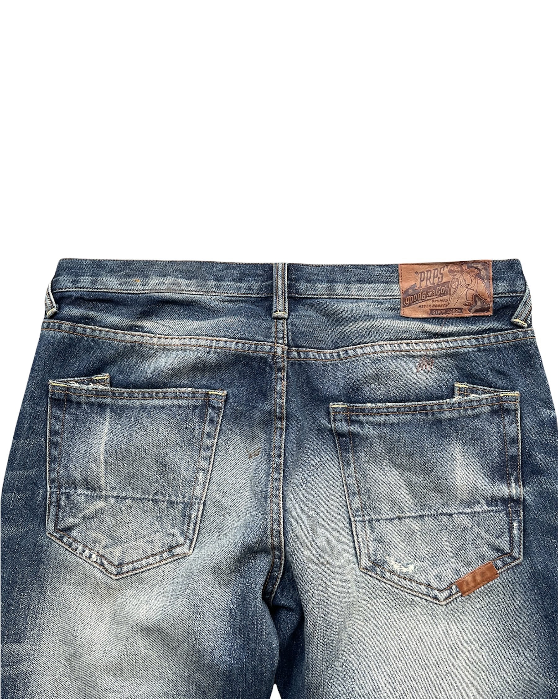 Prps Goods & Co Aging Distressed Rework Denim