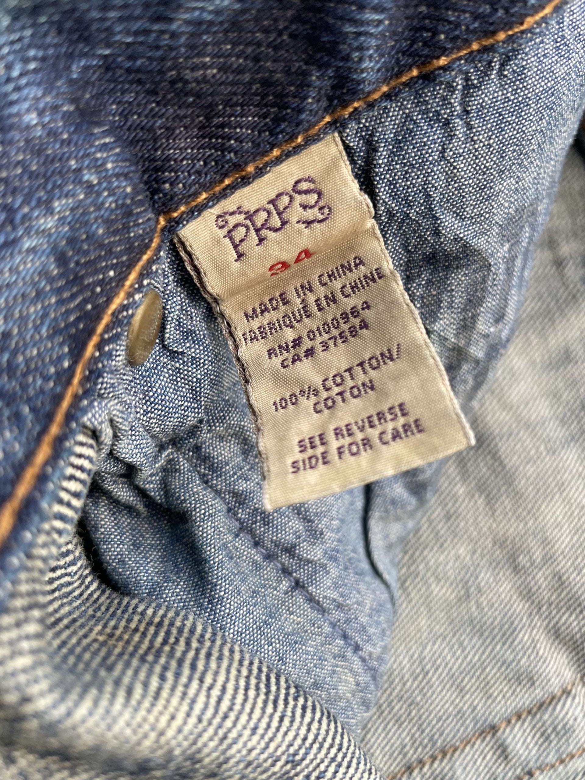 Prps Goods & Co Aging Distressed Rework Denim
