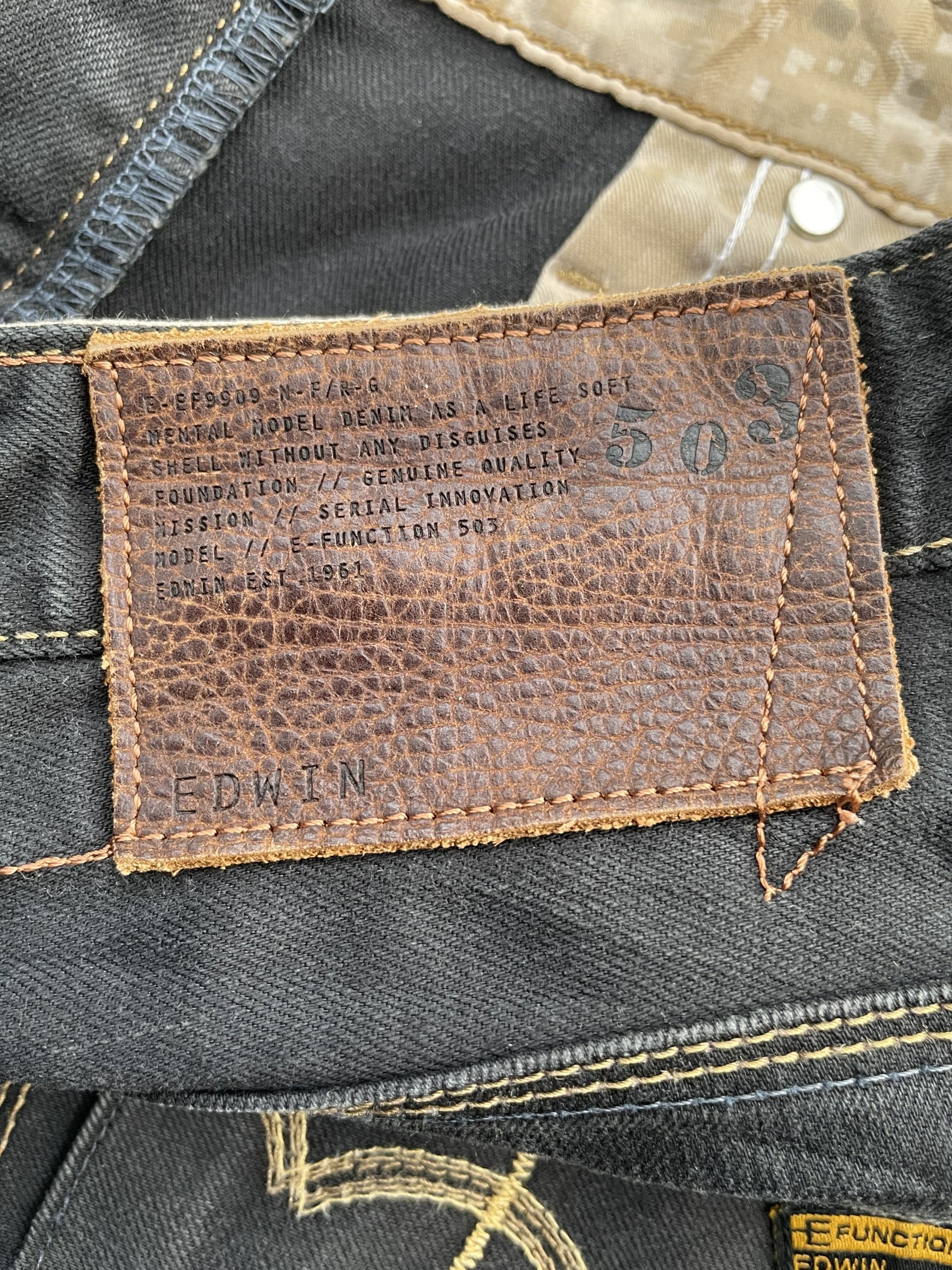 Vintage Edwin E Function Narrow Denim