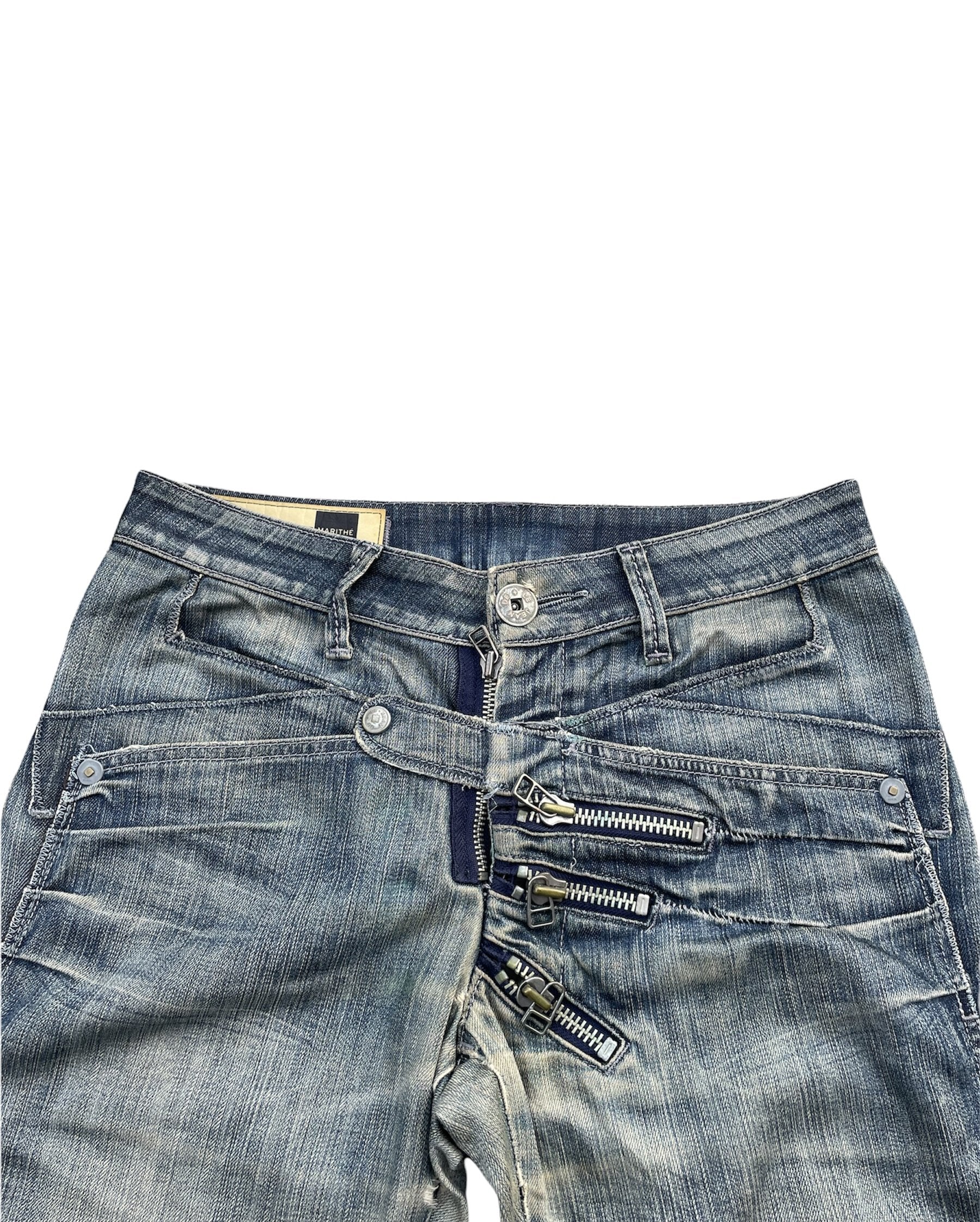 Le Jean De Marithe Francois Girbaud Aging Wash Denim