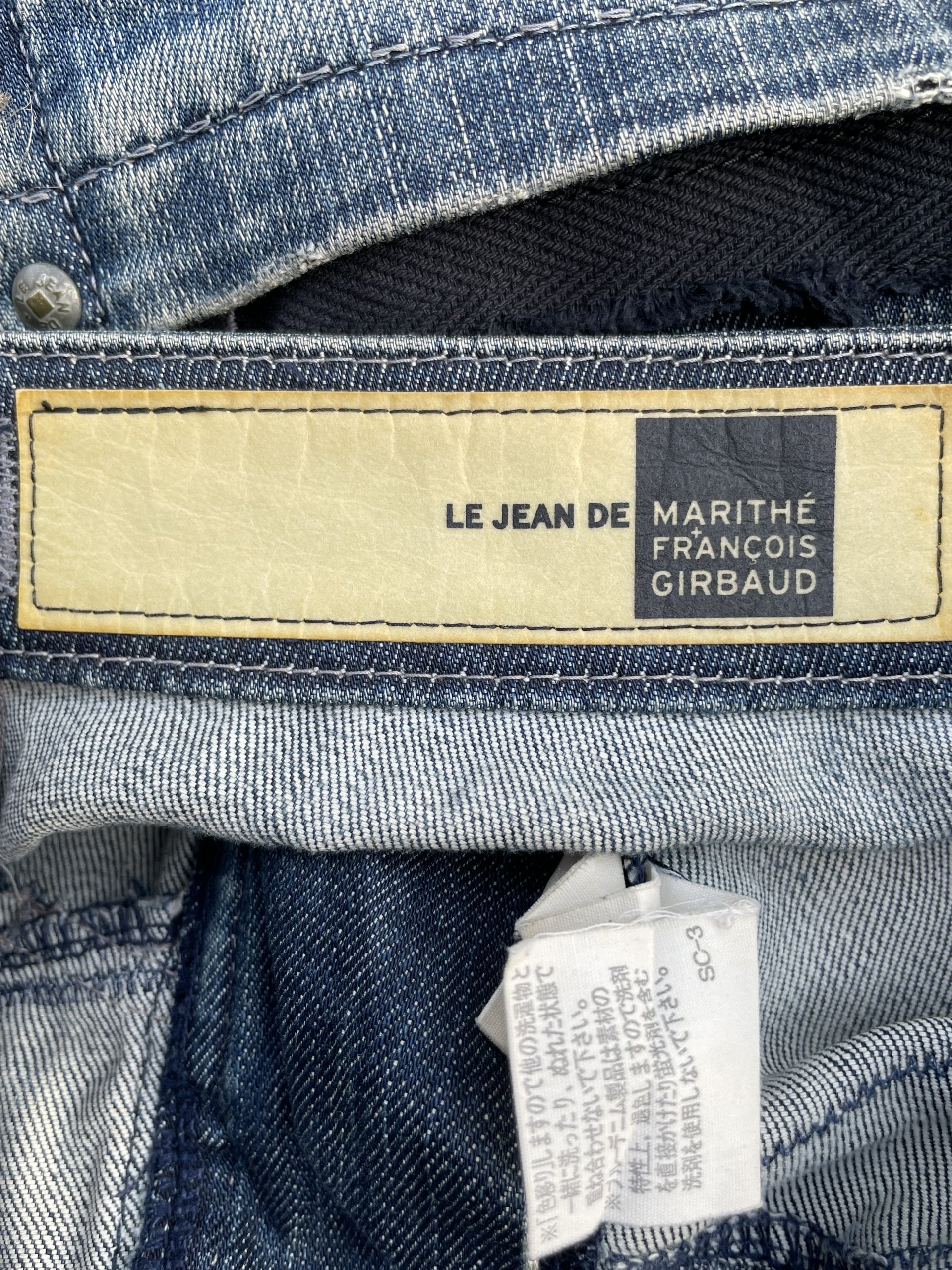 Le Jean De Marithe Francois Girbaud Aging Wash Denim