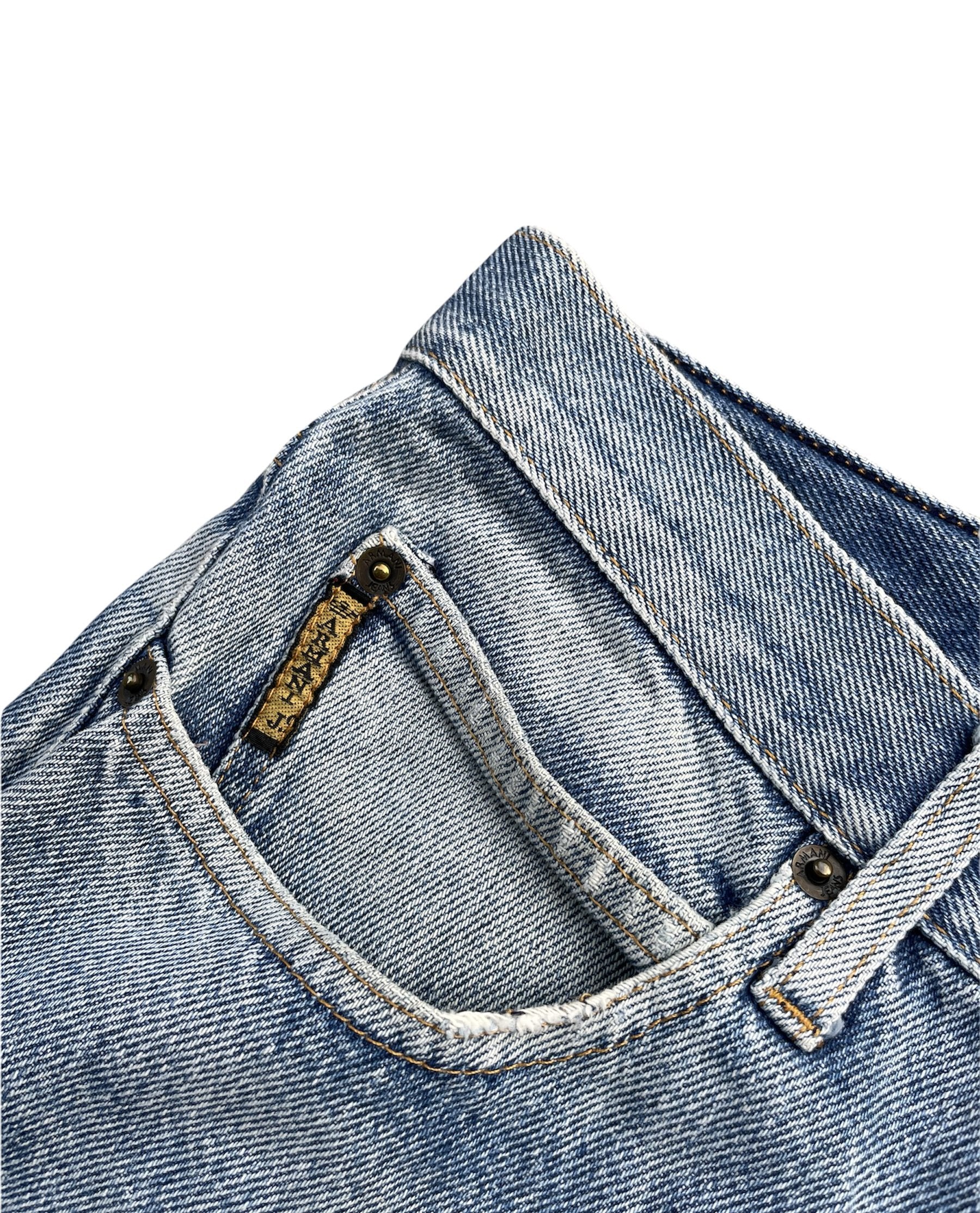 Vintage Armani Jeans Lot 1 Aging Distresed Denim