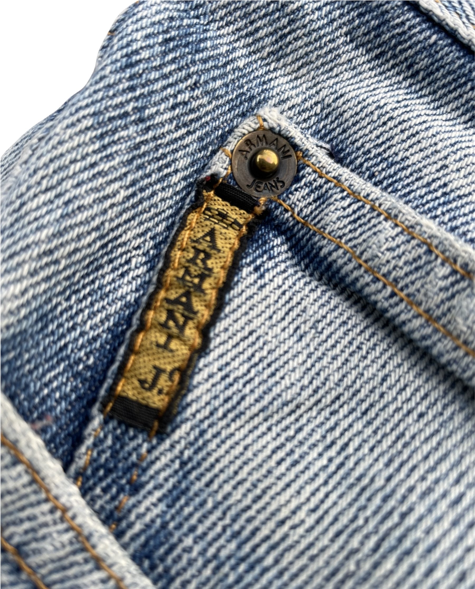 Vintage Armani Jeans Lot 1 Aging Distresed Denim