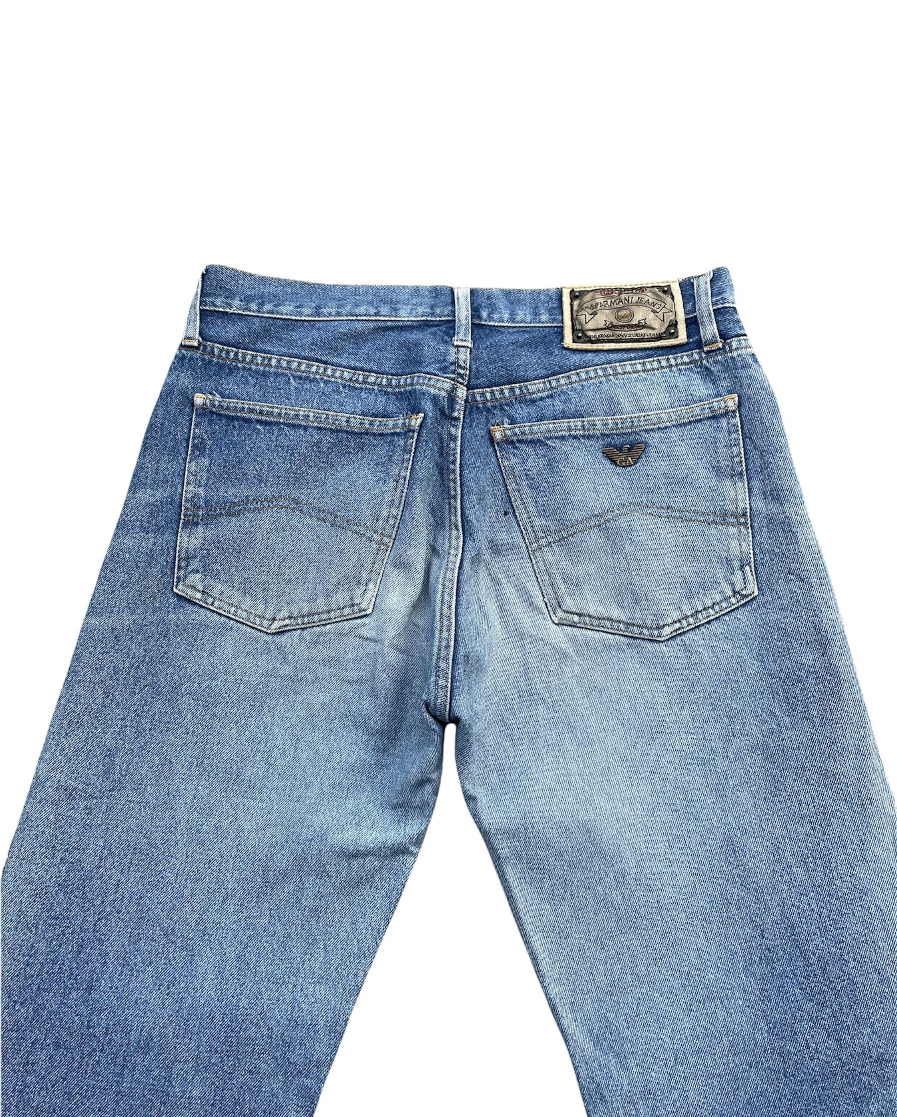 Vintage Armani Jeans Lot 1 Aging Distresed Denim