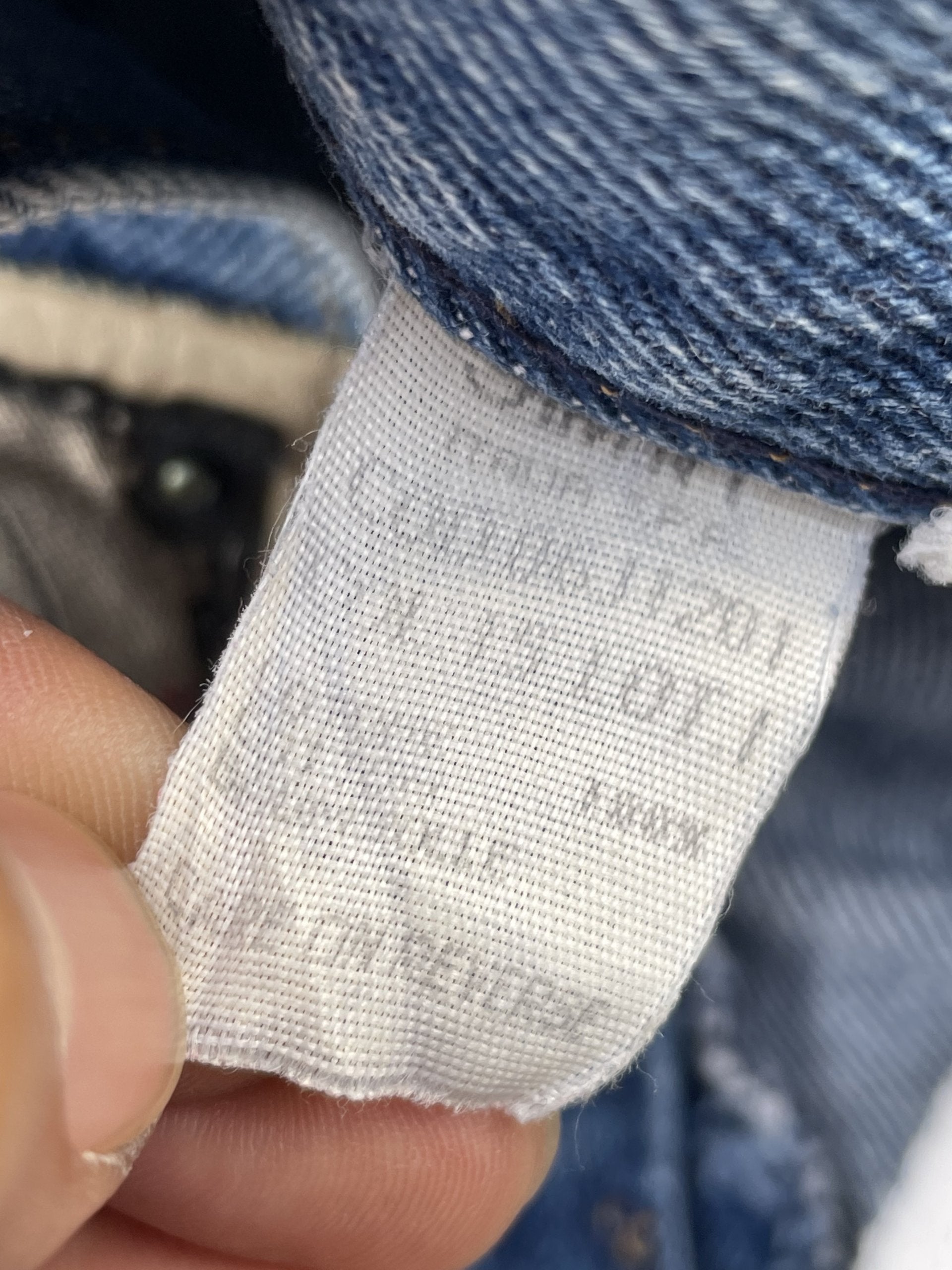 Vintage Armani Jeans Lot 1 Aging Distresed Denim