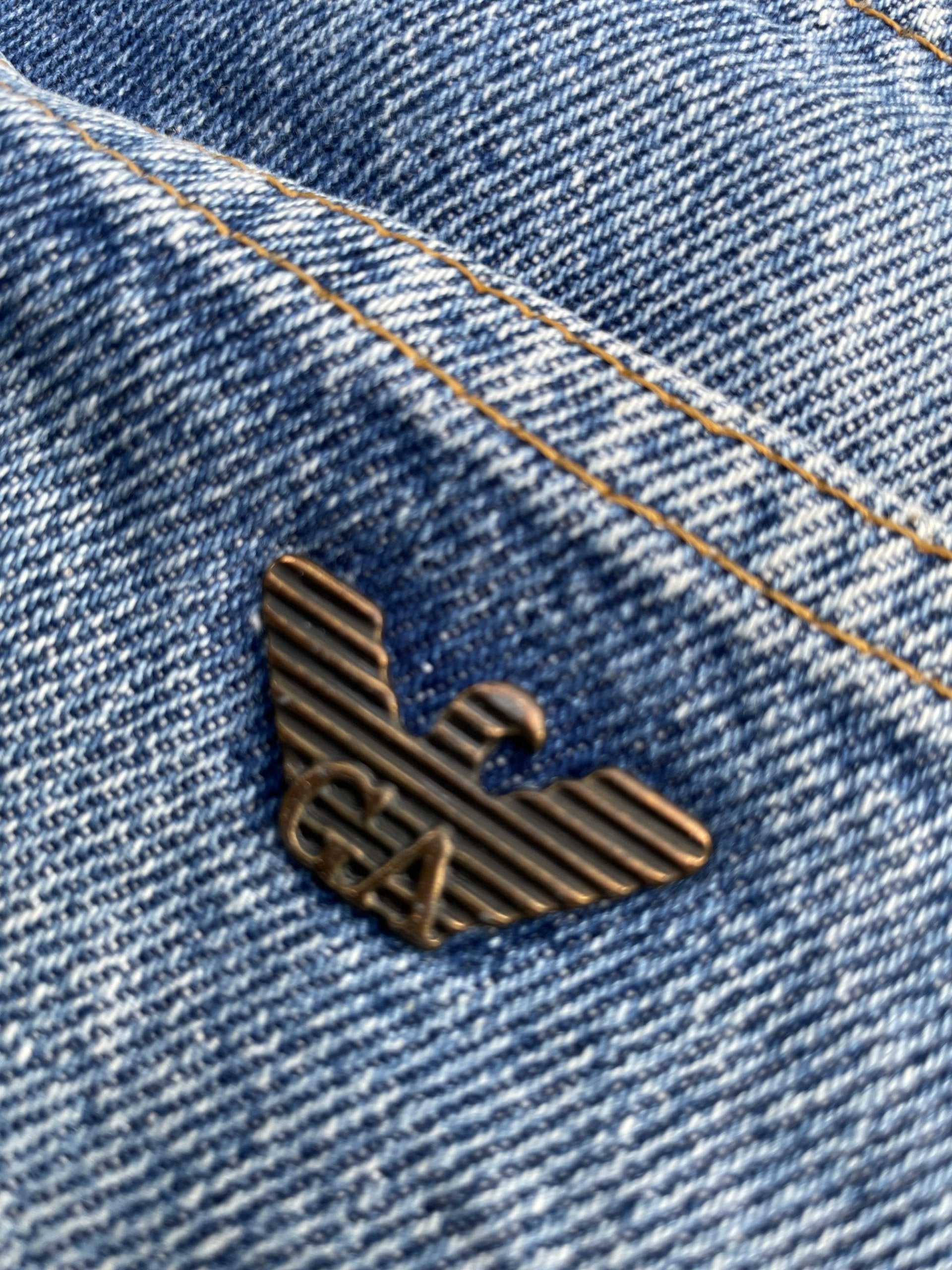Vintage Armani Jeans Lot 1 Aging Distresed Denim