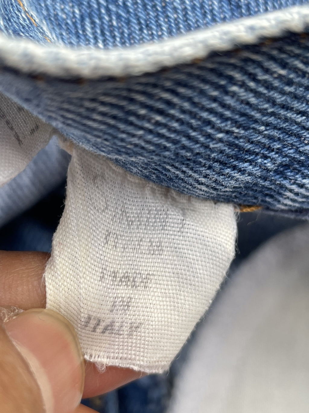 Vintage Armani Jeans Lot 1 Aging Distresed Denim