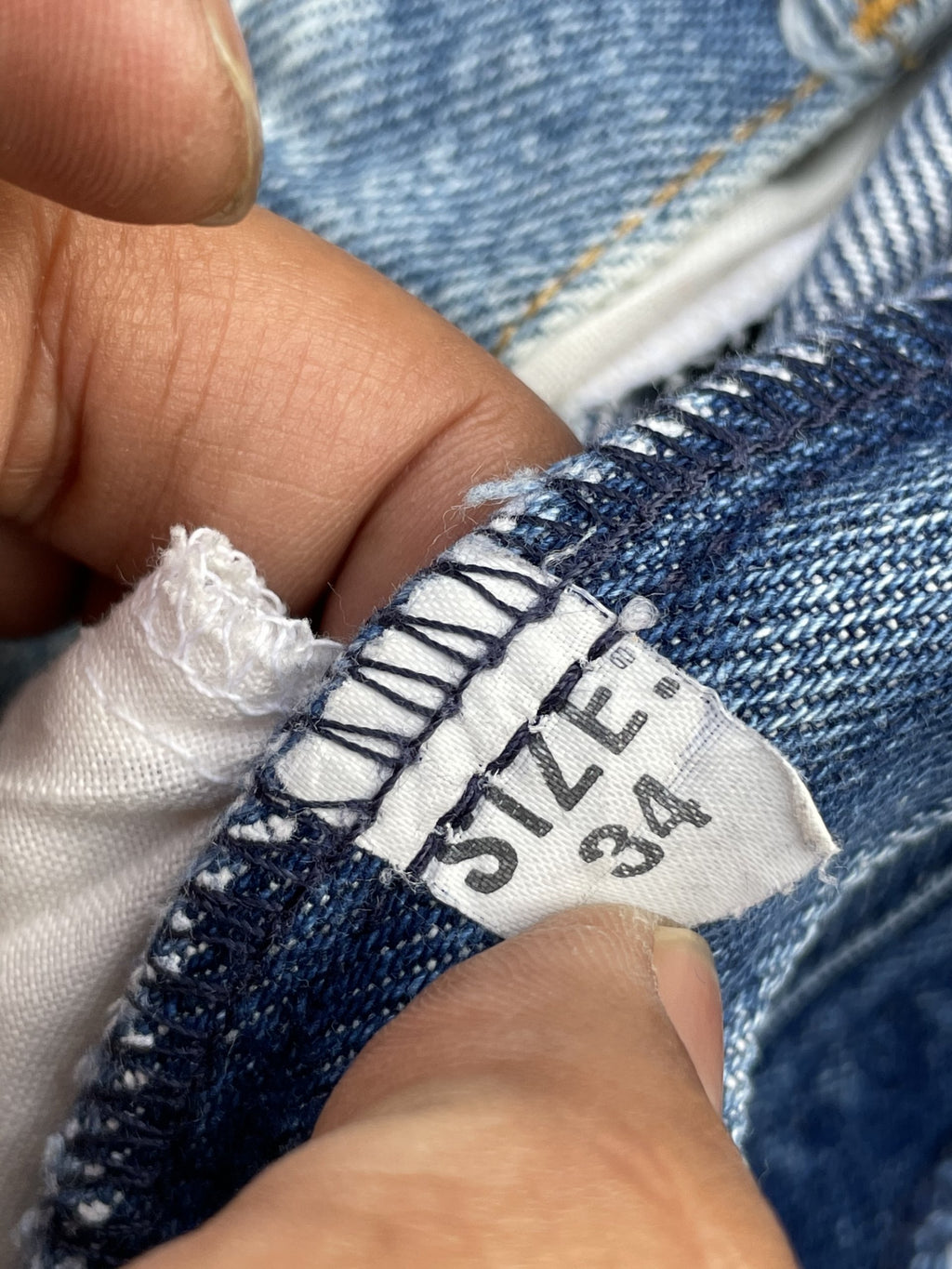 Vintage Armani Jeans Lot 1 Aging Distresed Denim
