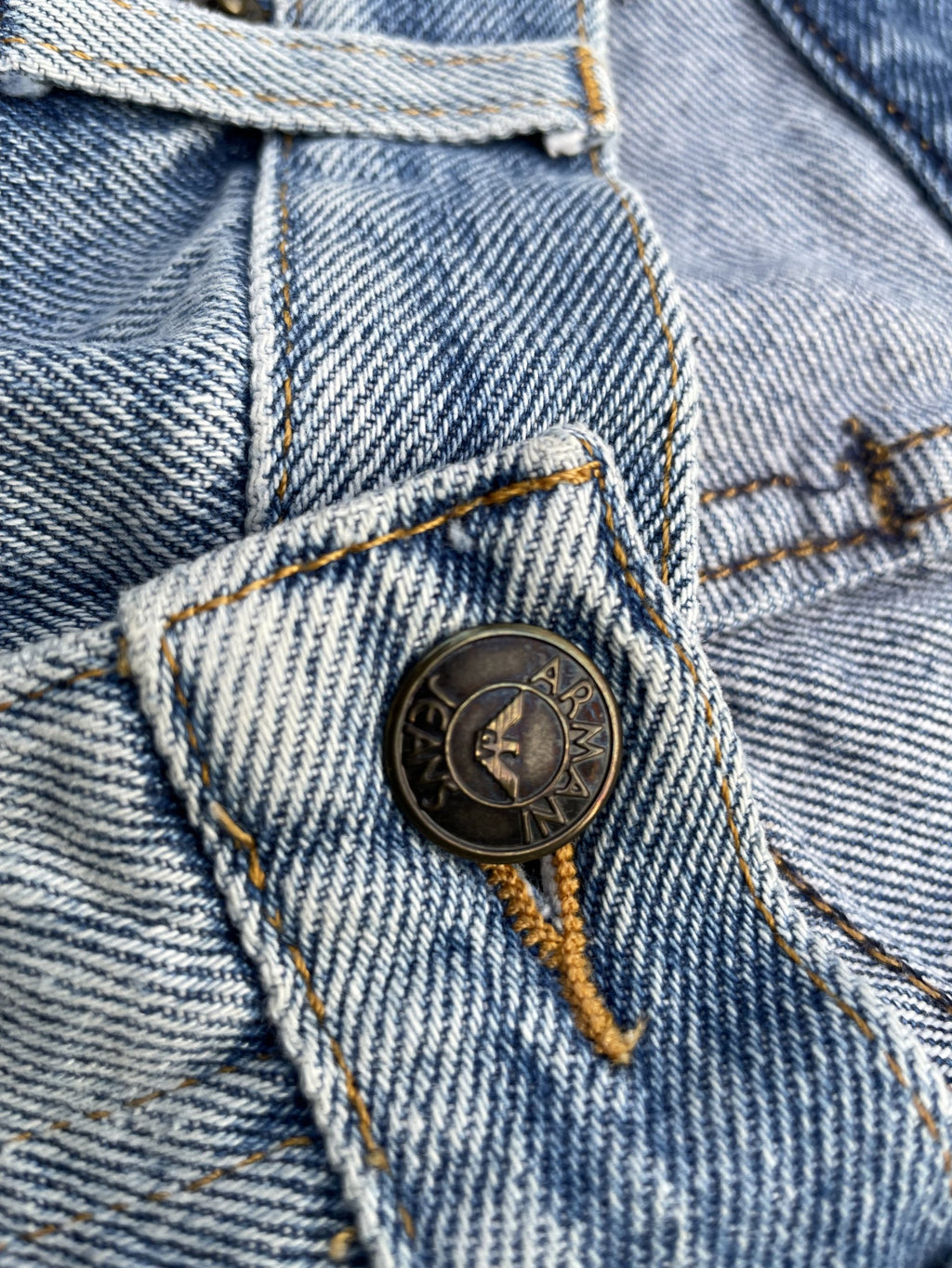 Vintage Armani Jeans Lot 1 Aging Distresed Denim