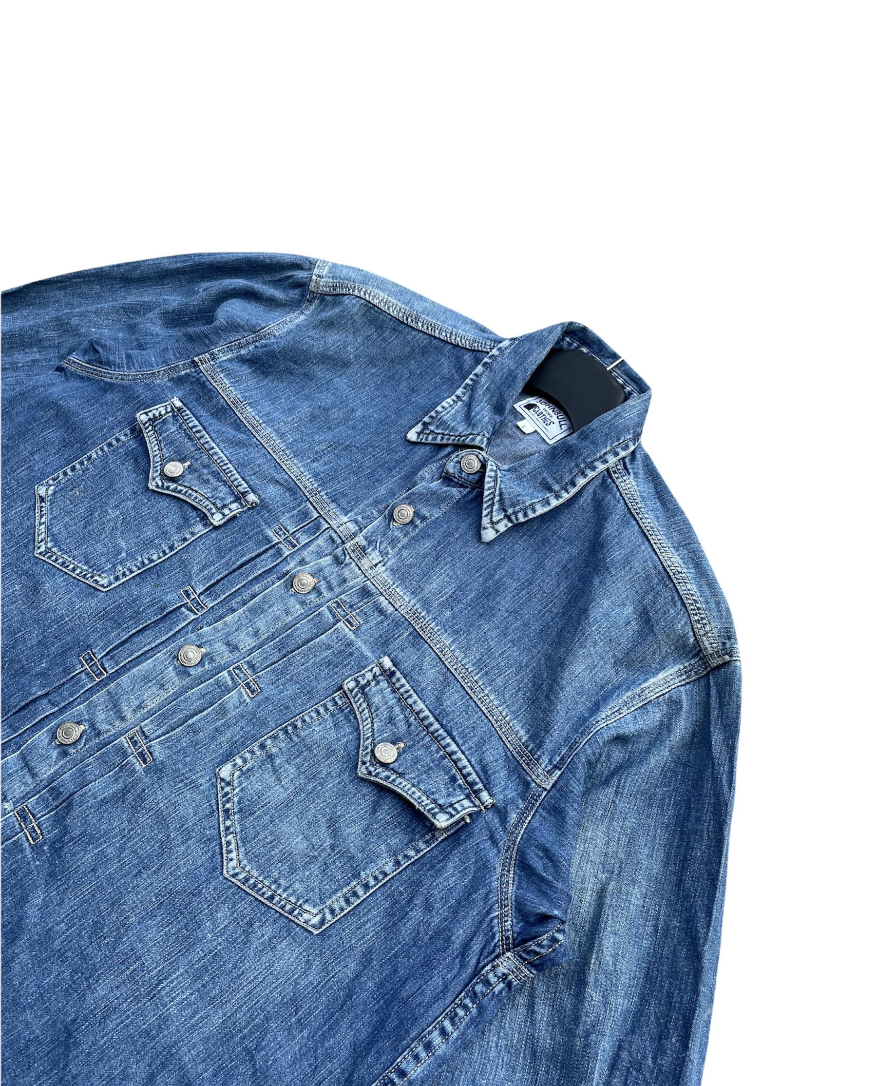 Vintage John Bull Denim Shirt Distressed