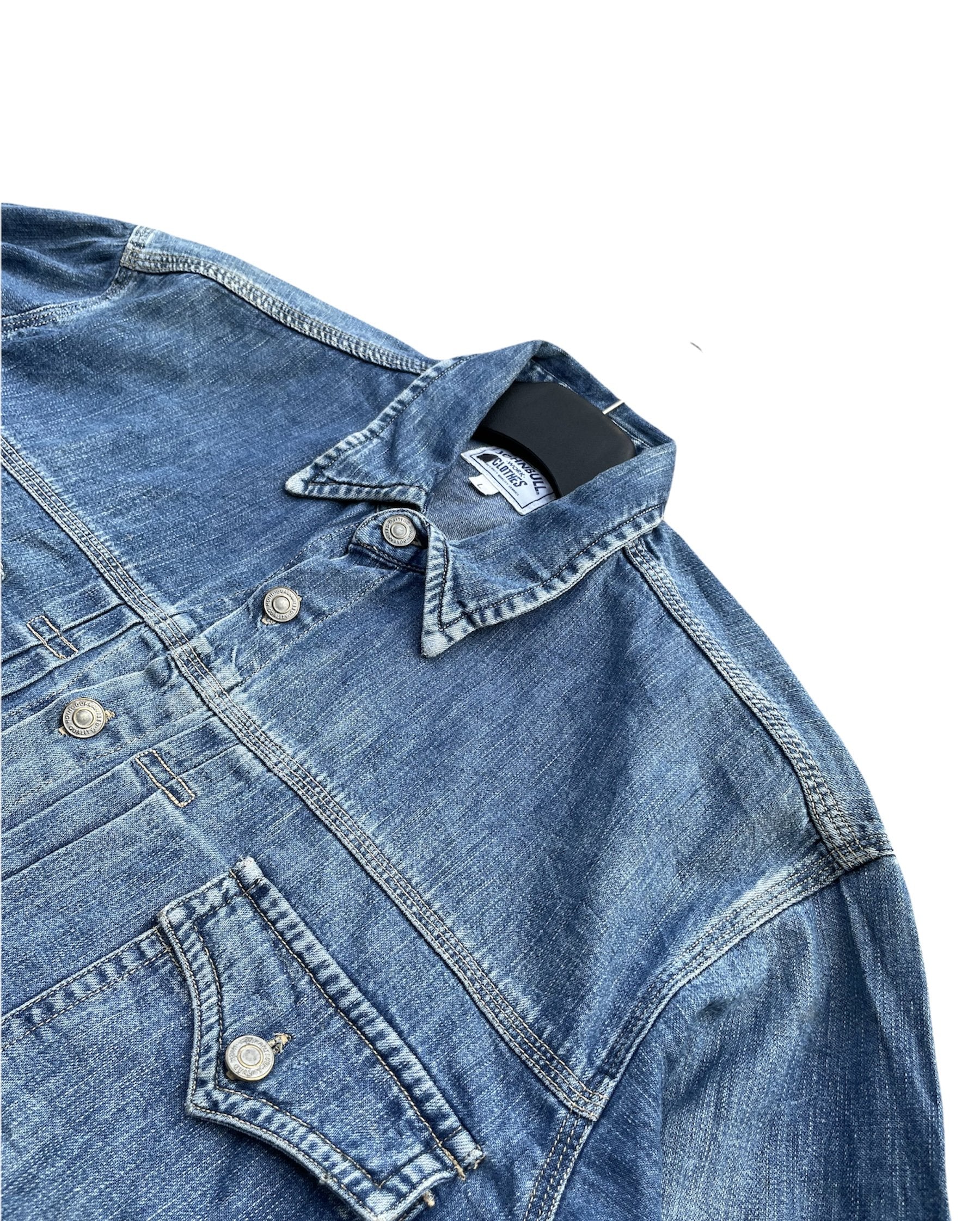 Vintage John Bull Denim Shirt Distressed