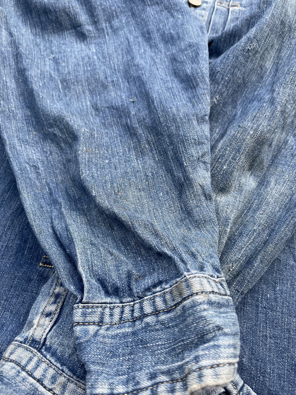 Vintage John Bull Denim Shirt Distressed