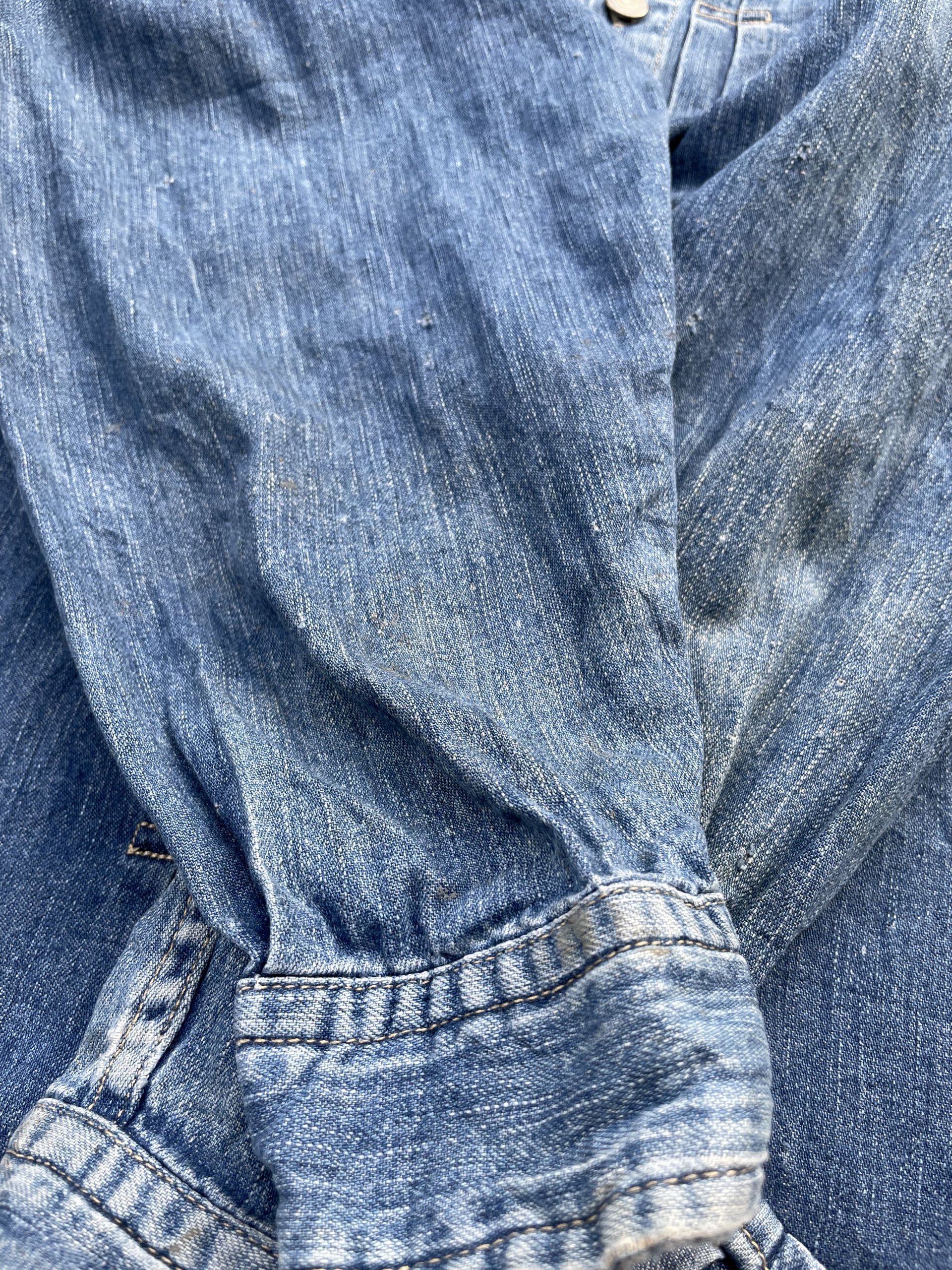 Vintage John Bull Denim Shirt Distressed