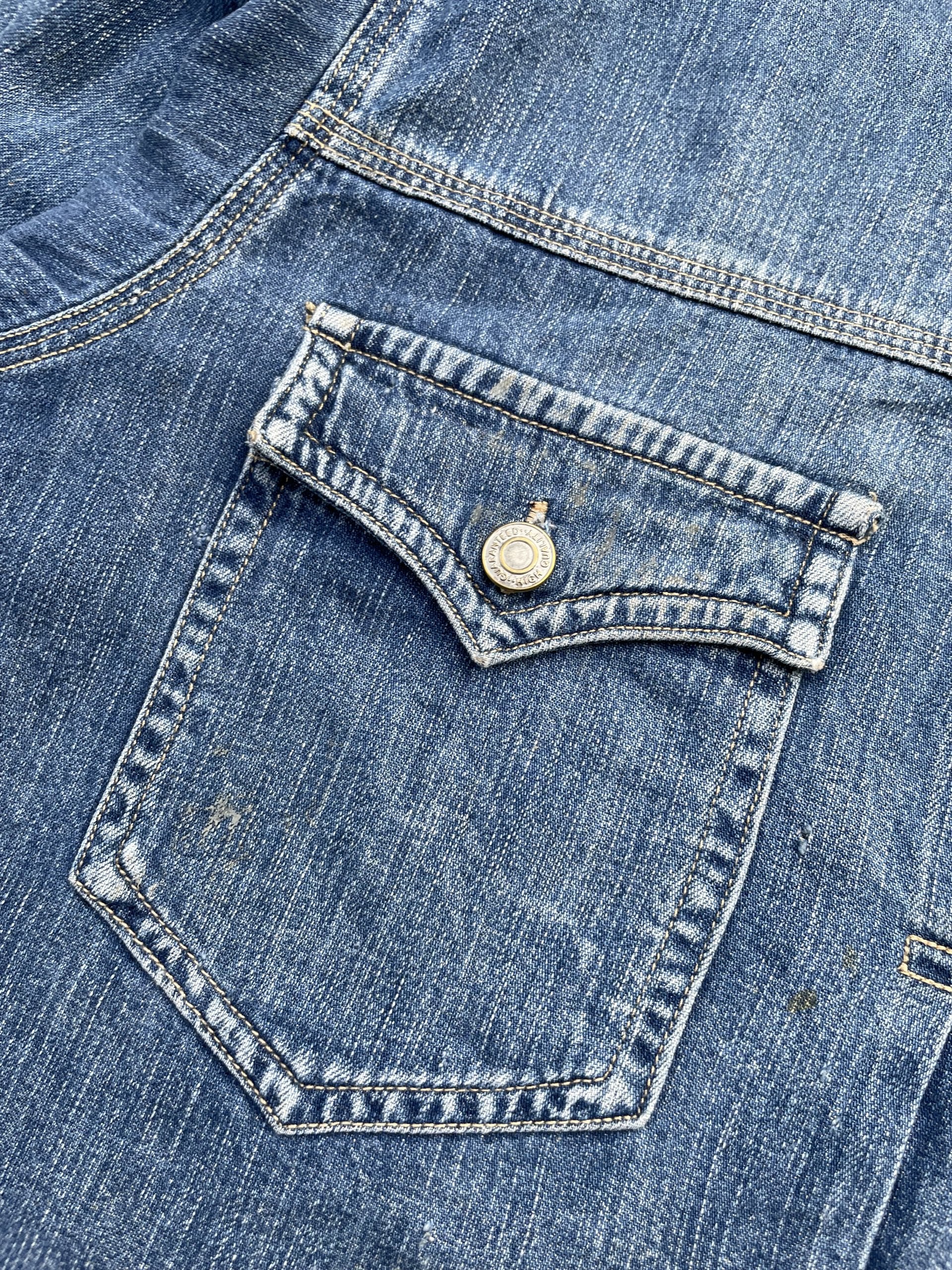 Vintage John Bull Denim Shirt Distressed