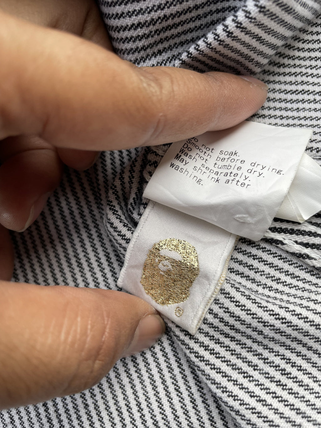 Bape Hickory Denim Workshirt