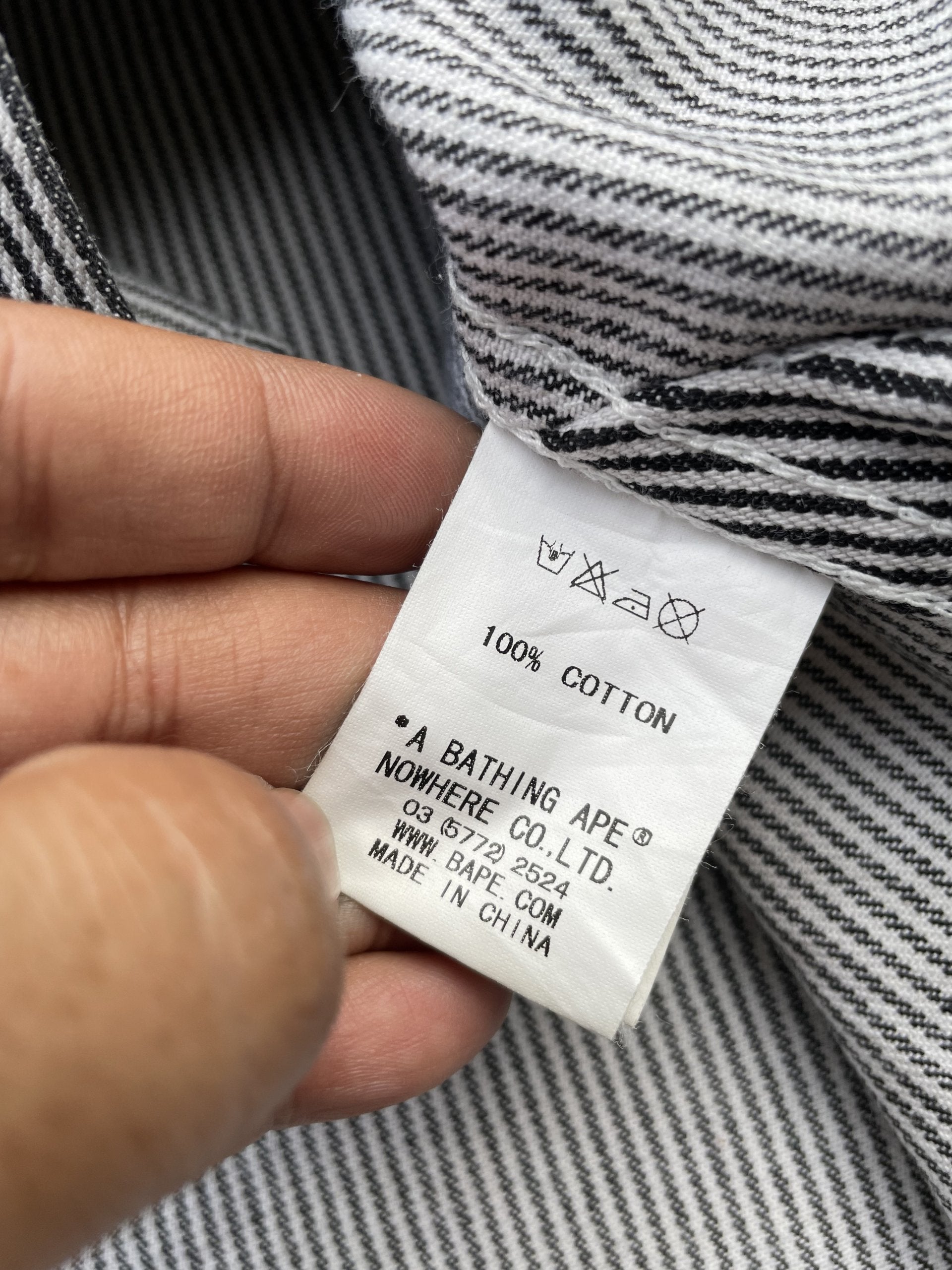 Bape Hickory Denim Workshirt