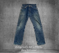 Vintage Levi’s 501 e 1998 Usa Aging Faded Distressed Denim