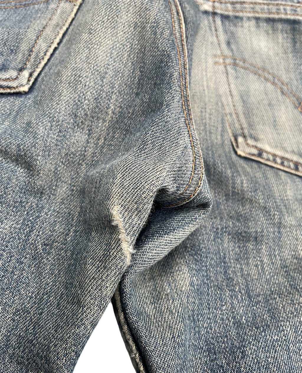 Vintage Levi’s 501 e 1998 Usa Aging Faded Distressed Denim