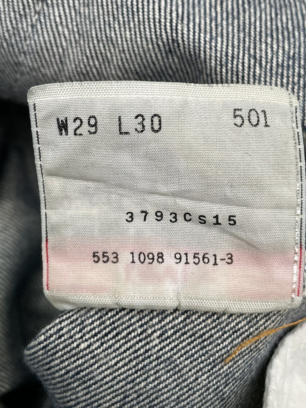 Vintage Levi’s 501 e 1998 Usa Aging Faded Distressed Denim