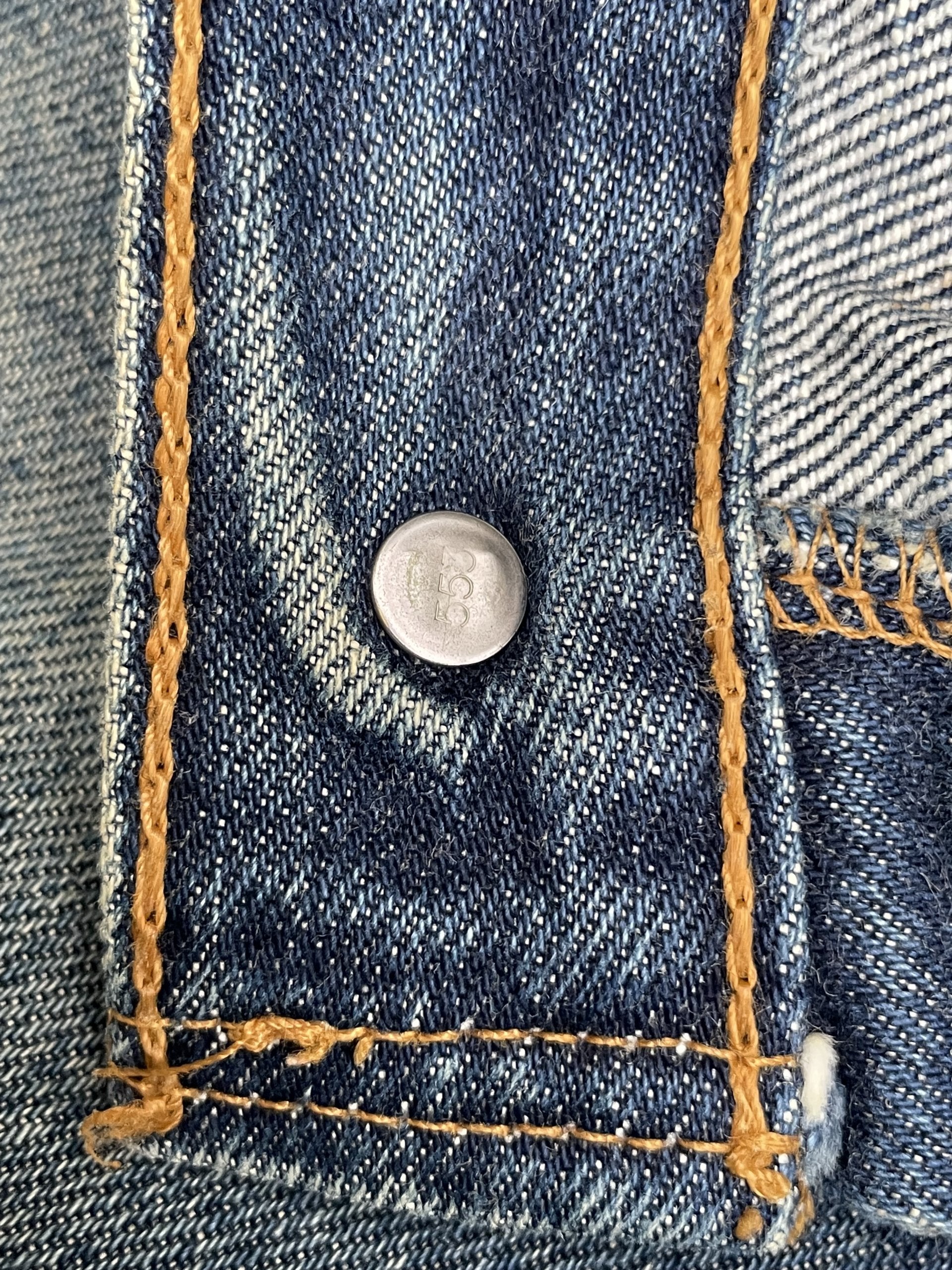 Vintage Levi’s 501 e 1998 Usa Aging Faded Distressed Denim