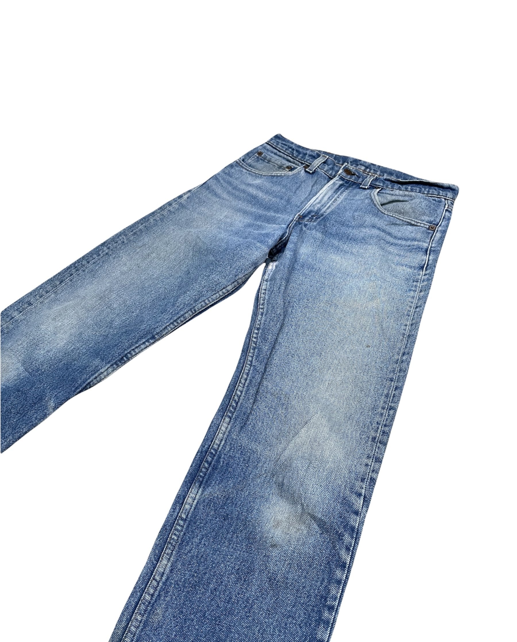Vintage Levi’s 505 e 1987 Usa Aging Faded Stone Wash