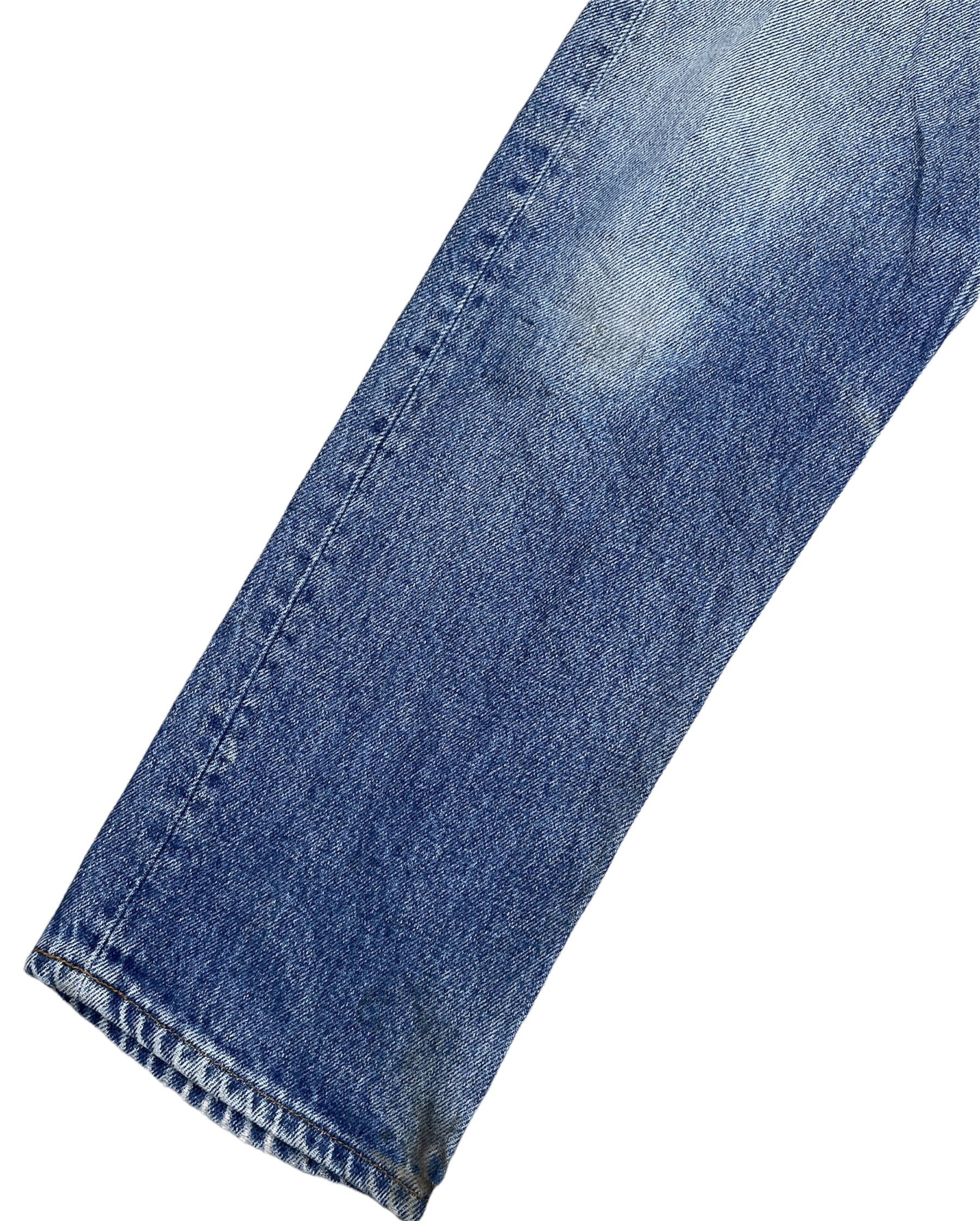 Vintage Levi’s 505 e 1987 Usa Aging Faded Stone Wash