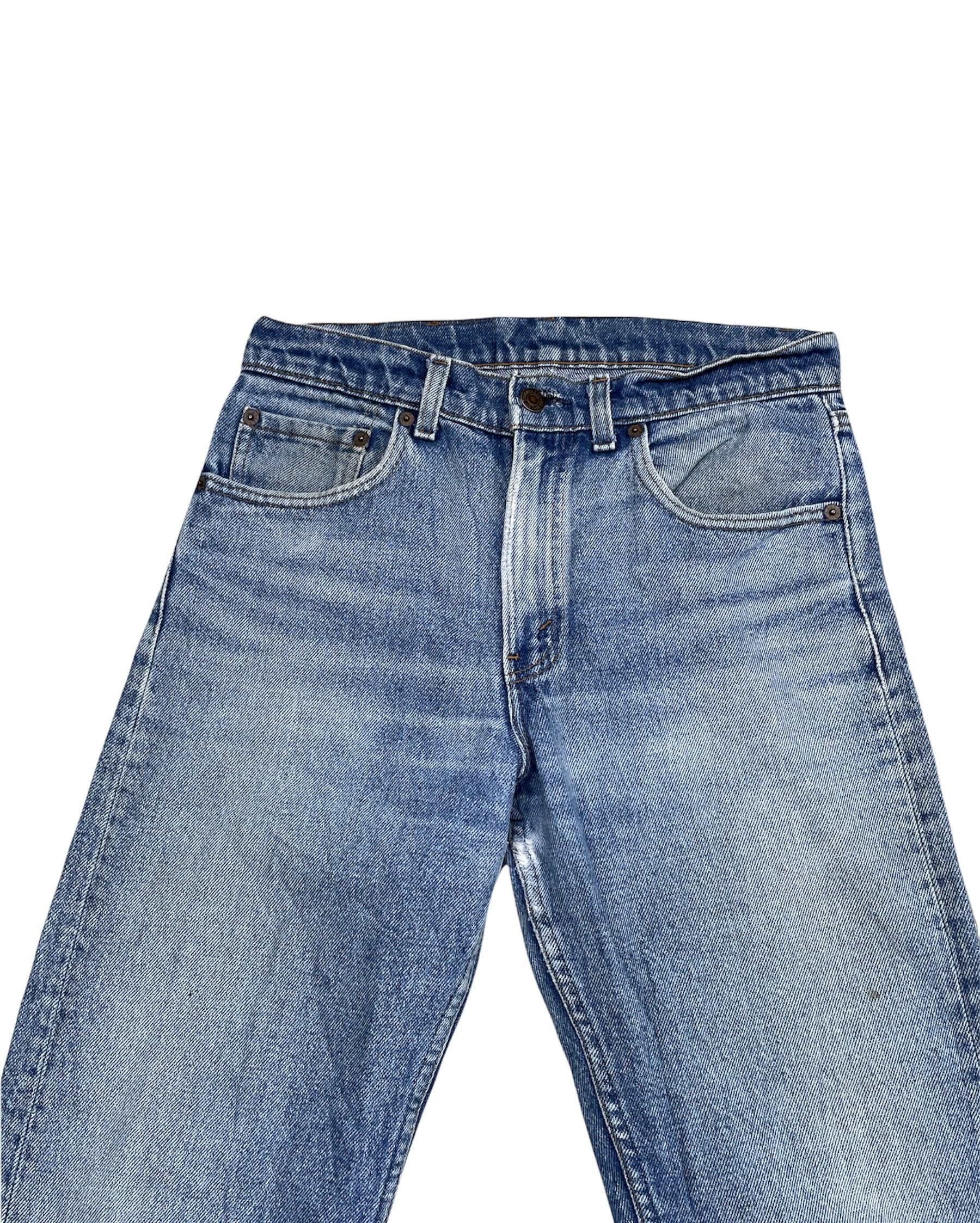Vintage Levi’s 505 e 1987 Usa Aging Faded Stone Wash