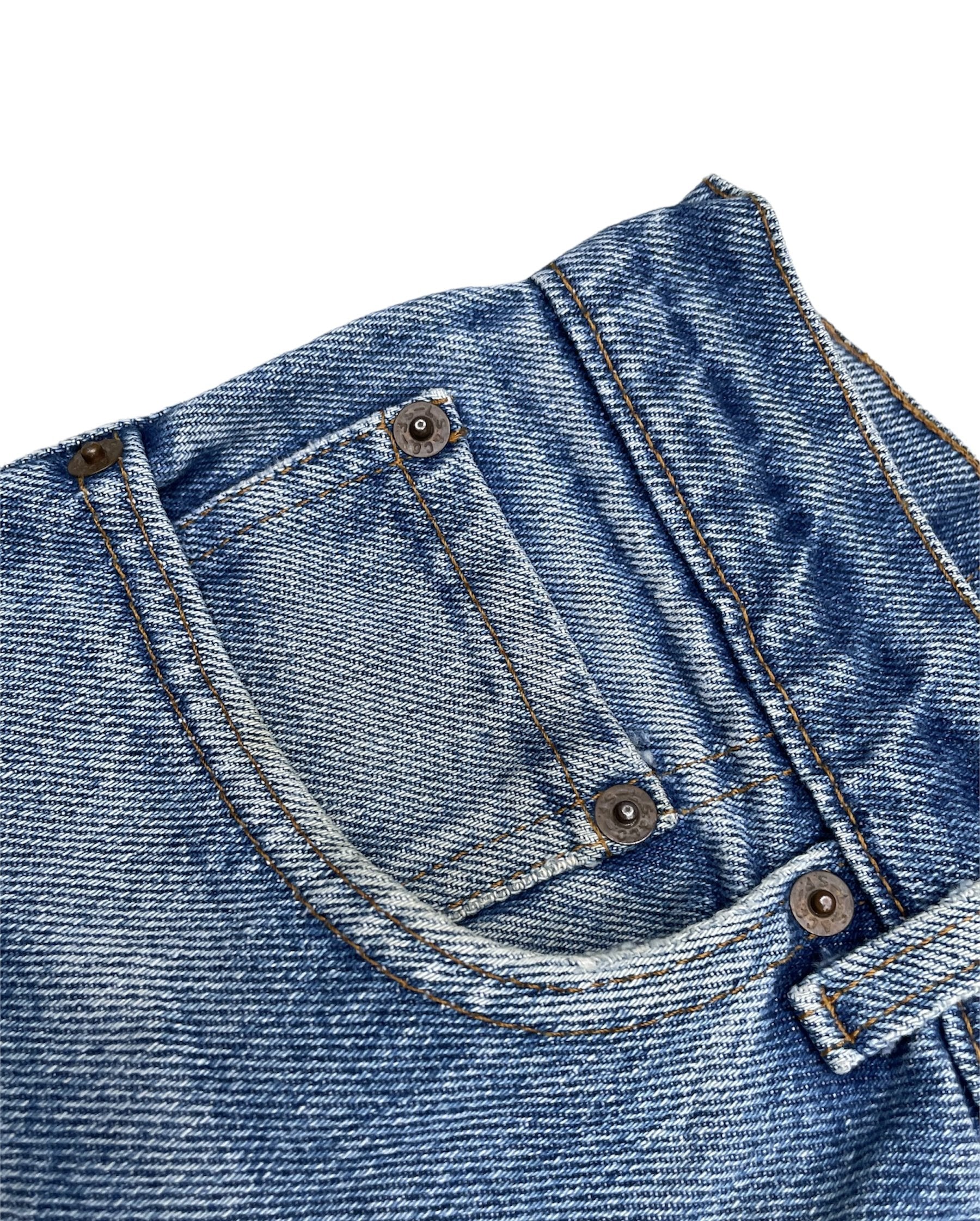 Vintage Levi’s 505 e 1987 Usa Aging Faded Stone Wash