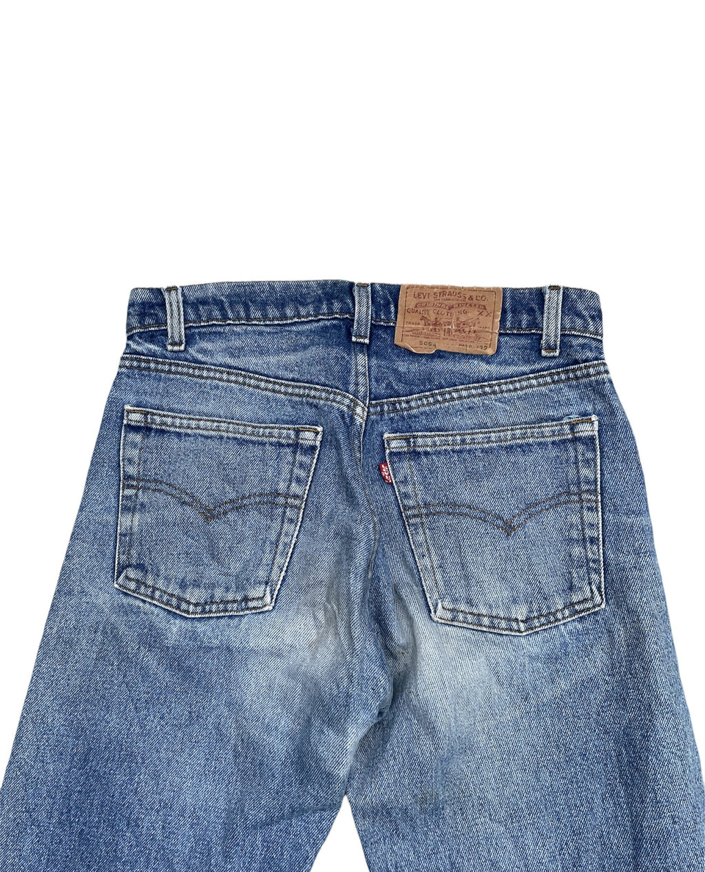 Vintage Levi’s 505 e 1987 Usa Aging Faded Stone Wash