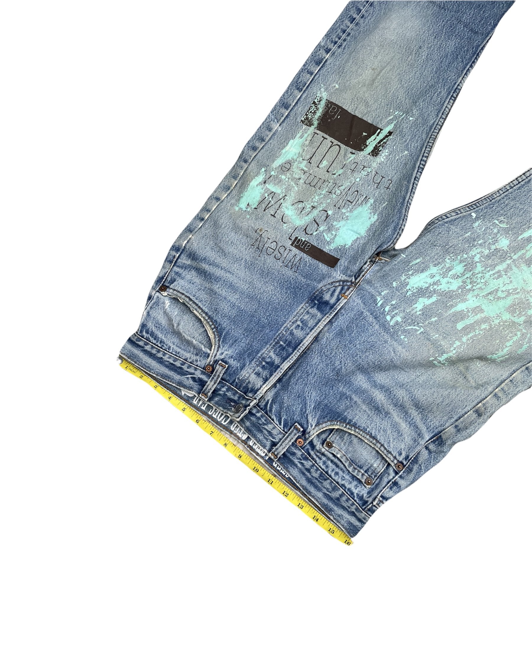 Vintage Levi’s 501 e 1988 Usa x Optimist Custom Denim
