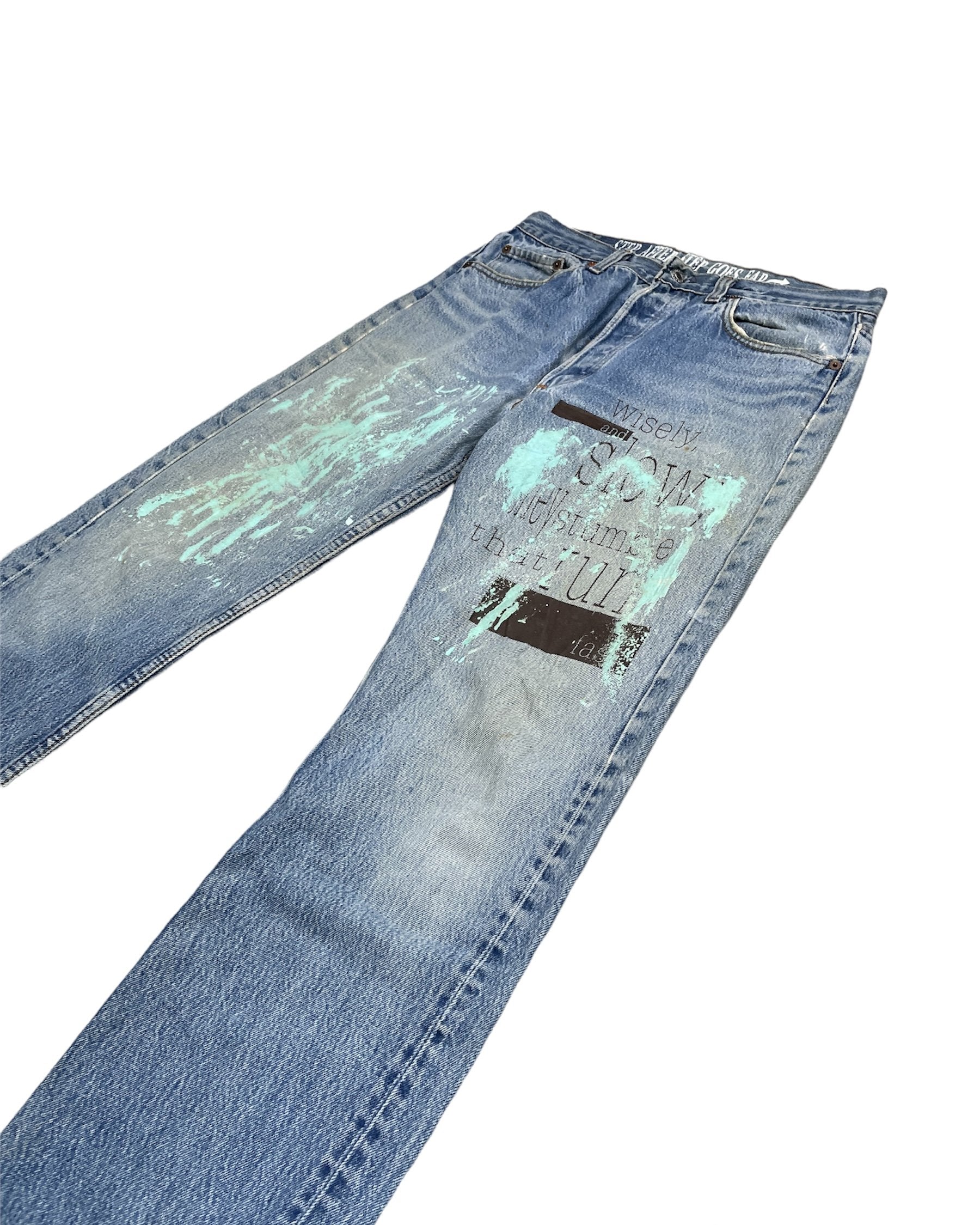 Vintage Levi’s 501 e 1988 Usa x Optimist Custom Denim