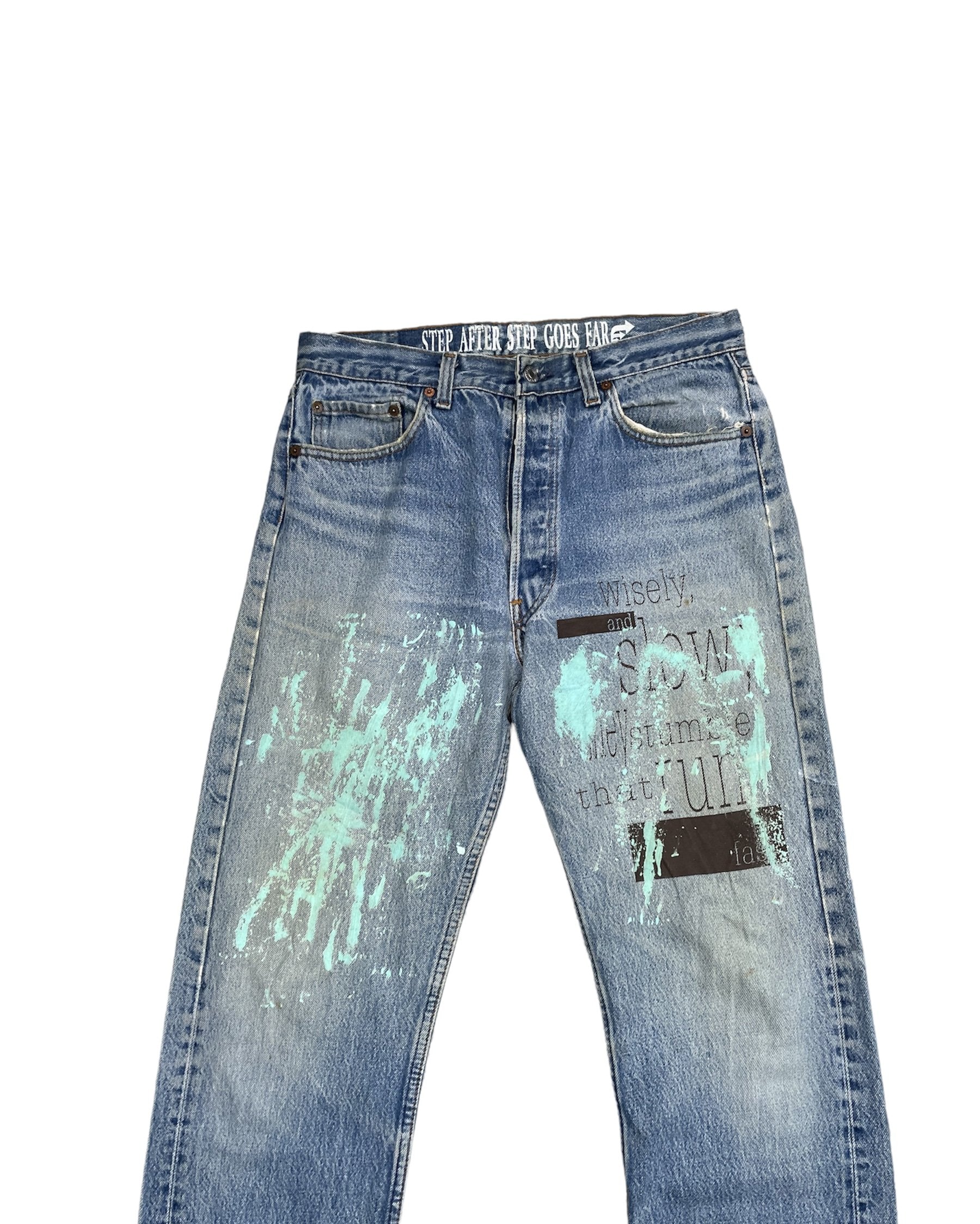 Vintage Levi’s 501 e 1988 Usa x Optimist Custom Denim