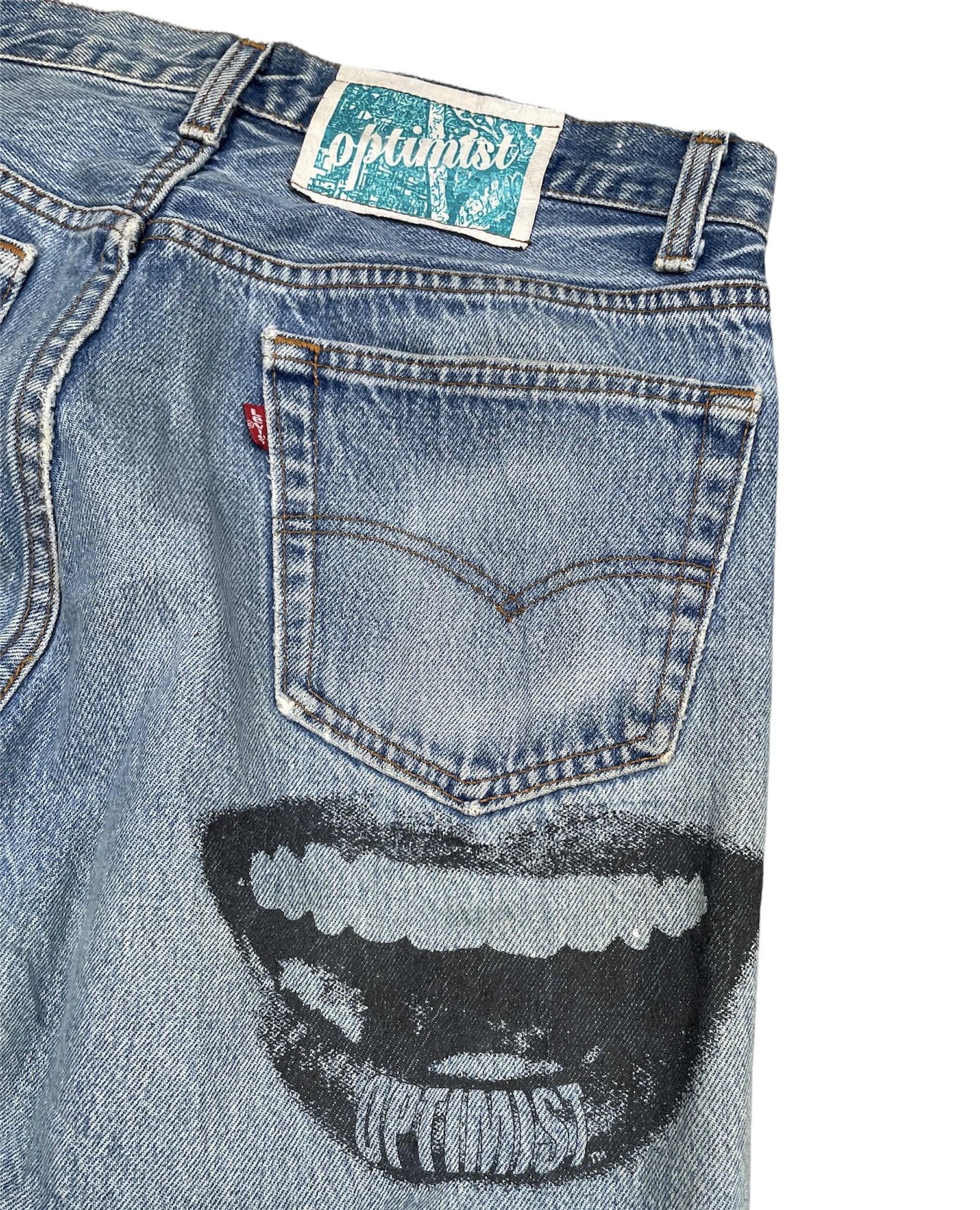 Vintage Levi’s 501 e 1988 Usa x Optimist Custom Denim