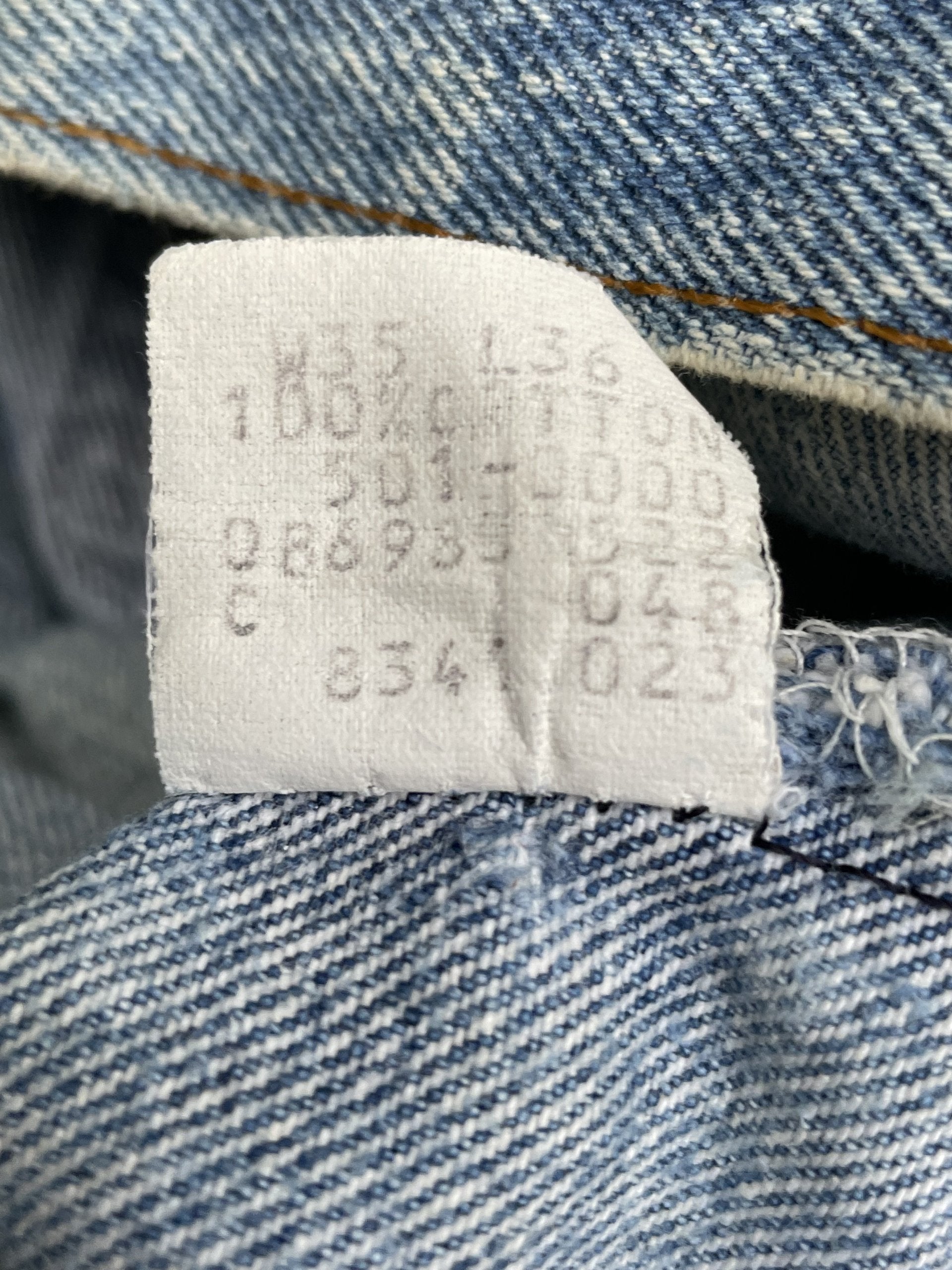 Vintage Levi’s 501 e 1988 Usa x Optimist Custom Denim