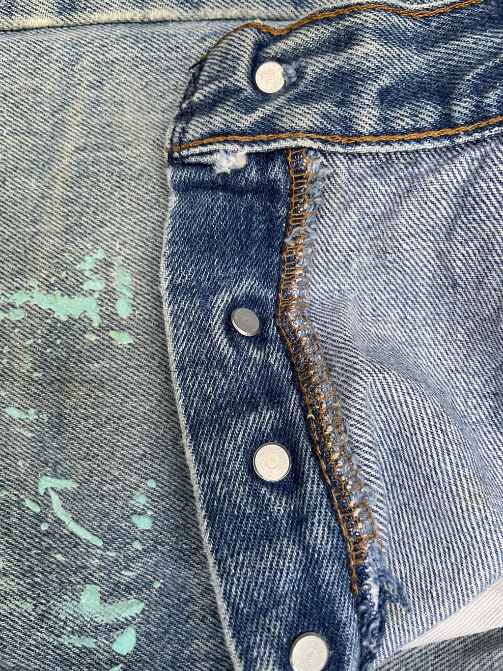 Vintage Levi’s 501 e 1988 Usa x Optimist Custom Denim