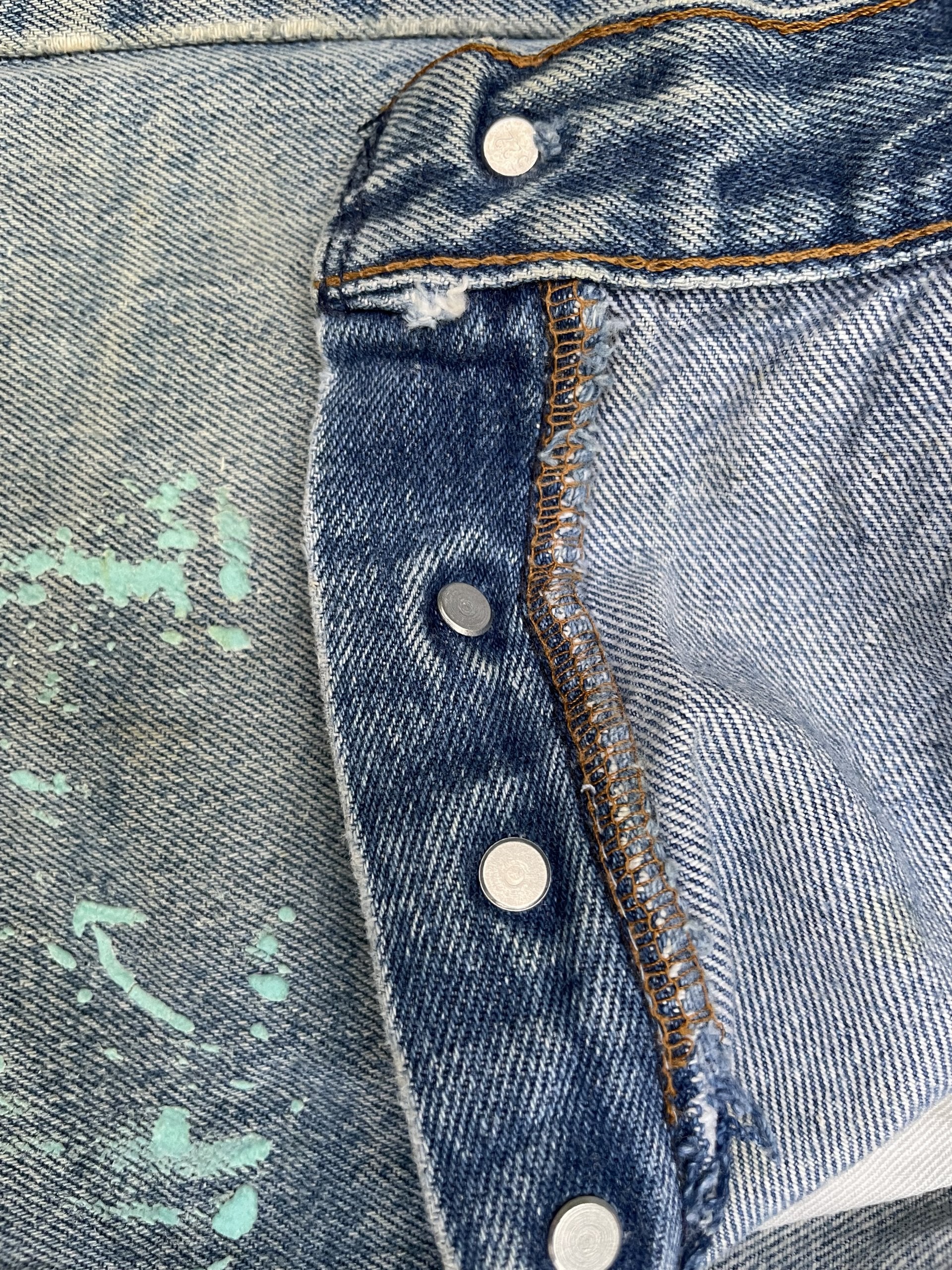Vintage Levi’s 501 e 1988 Usa x Optimist Custom Denim