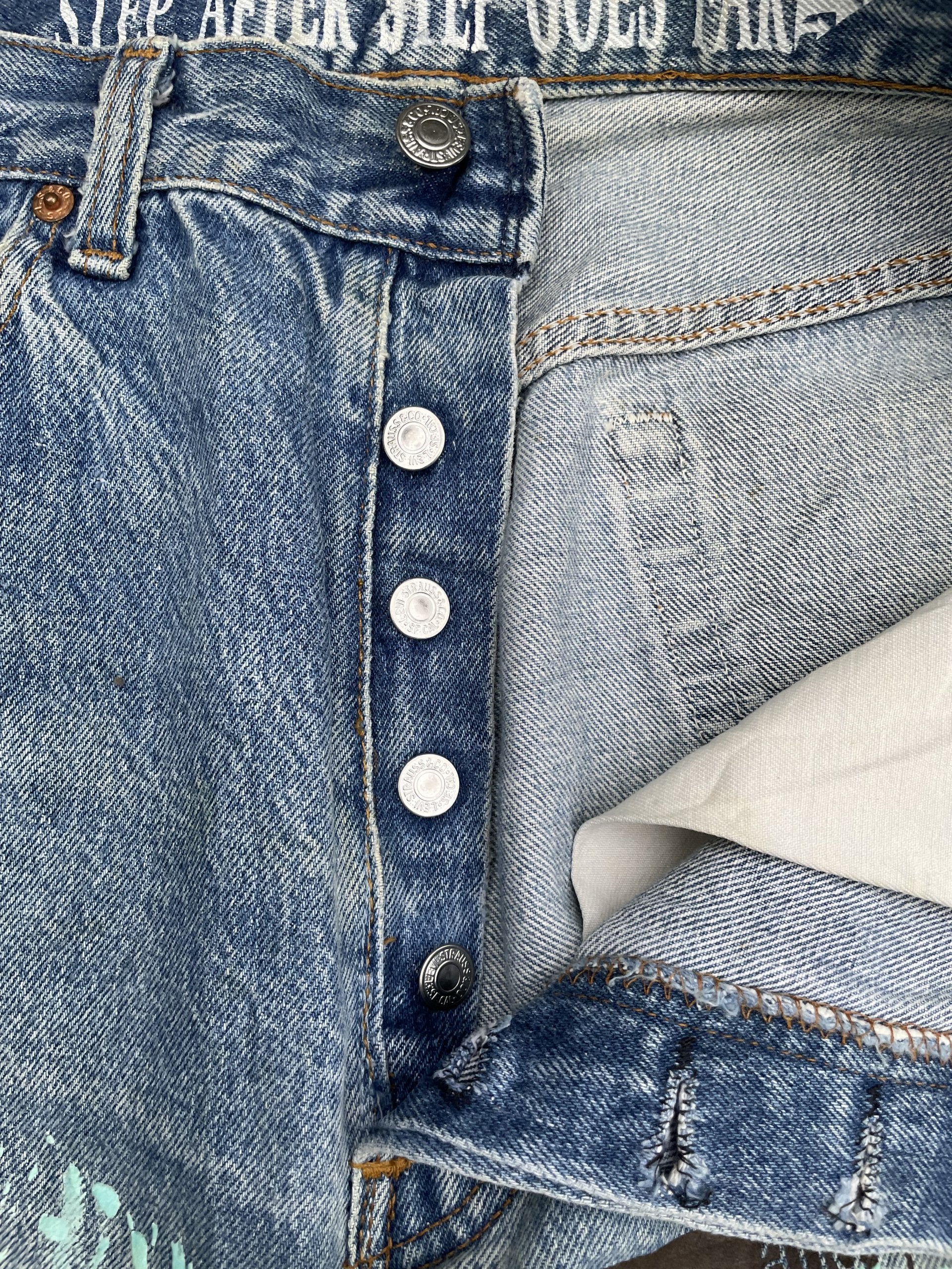 Vintage Levi’s 501 e 1988 Usa x Optimist Custom Denim