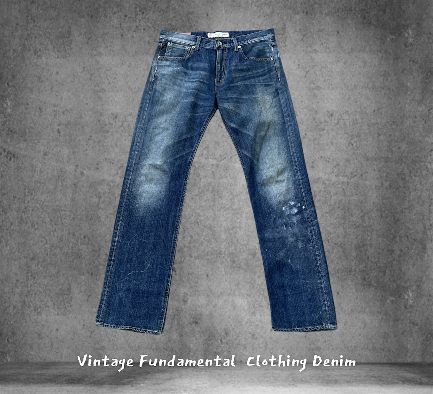 Vintage Fundamental Japan Aging Wash Denim