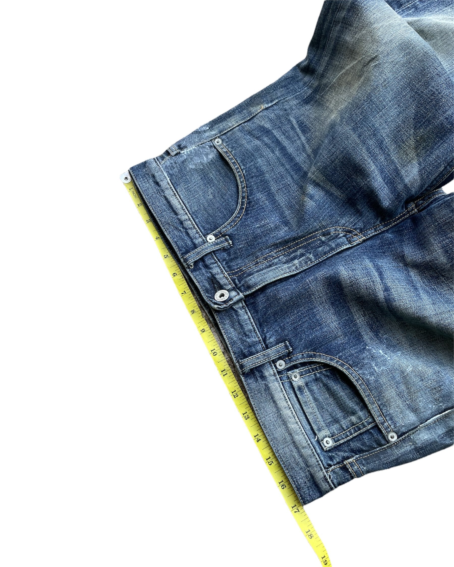 Vintage Fundamental Japan Aging Wash Denim